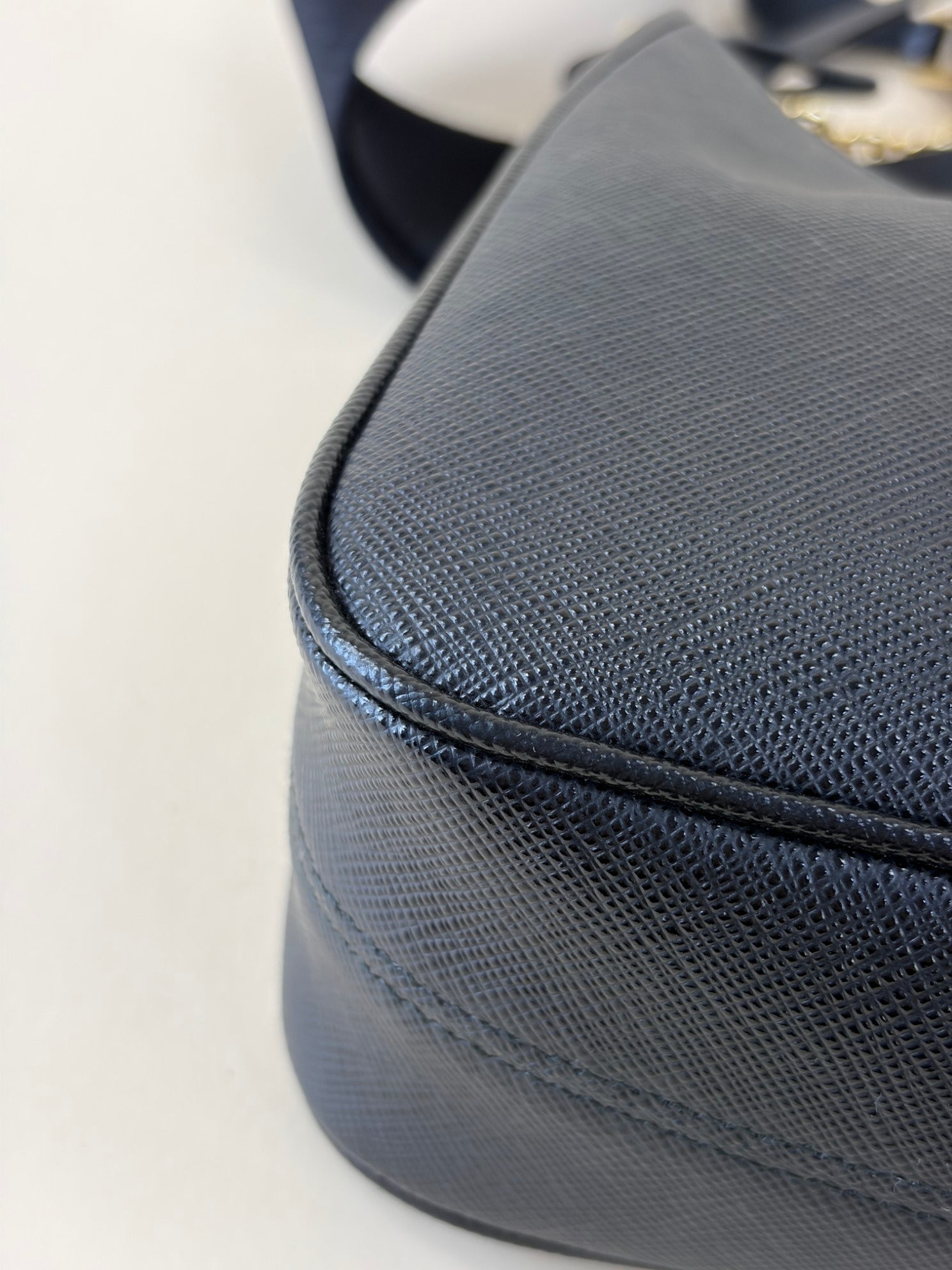 Prada Black Re-Edition 2005 Crossbody Bag with Chain