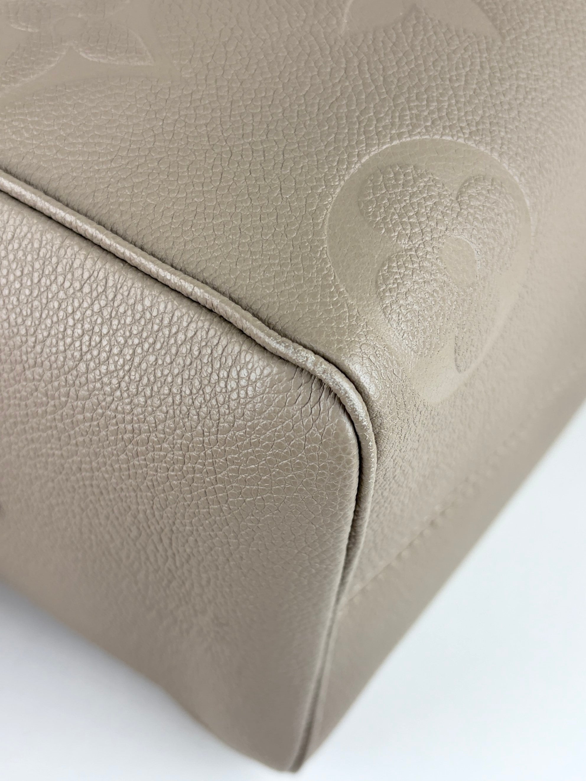 louis Vuitton turtledove monogram empreinte speedy bandouliere 25