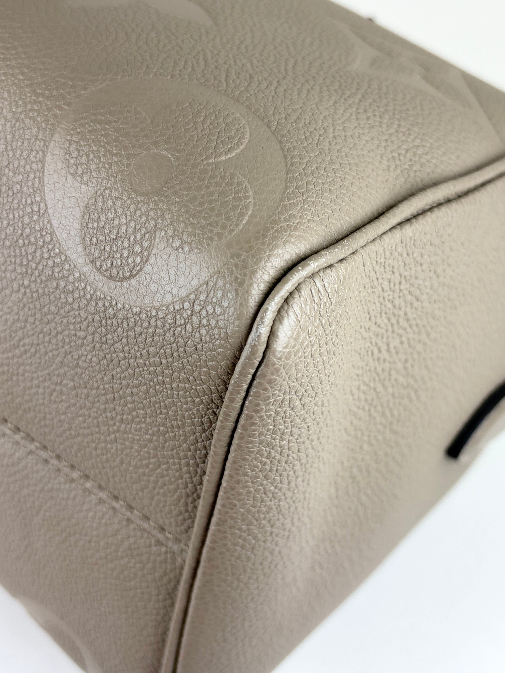 louis Vuitton turtledove monogram empreinte speedy bandouliere 25