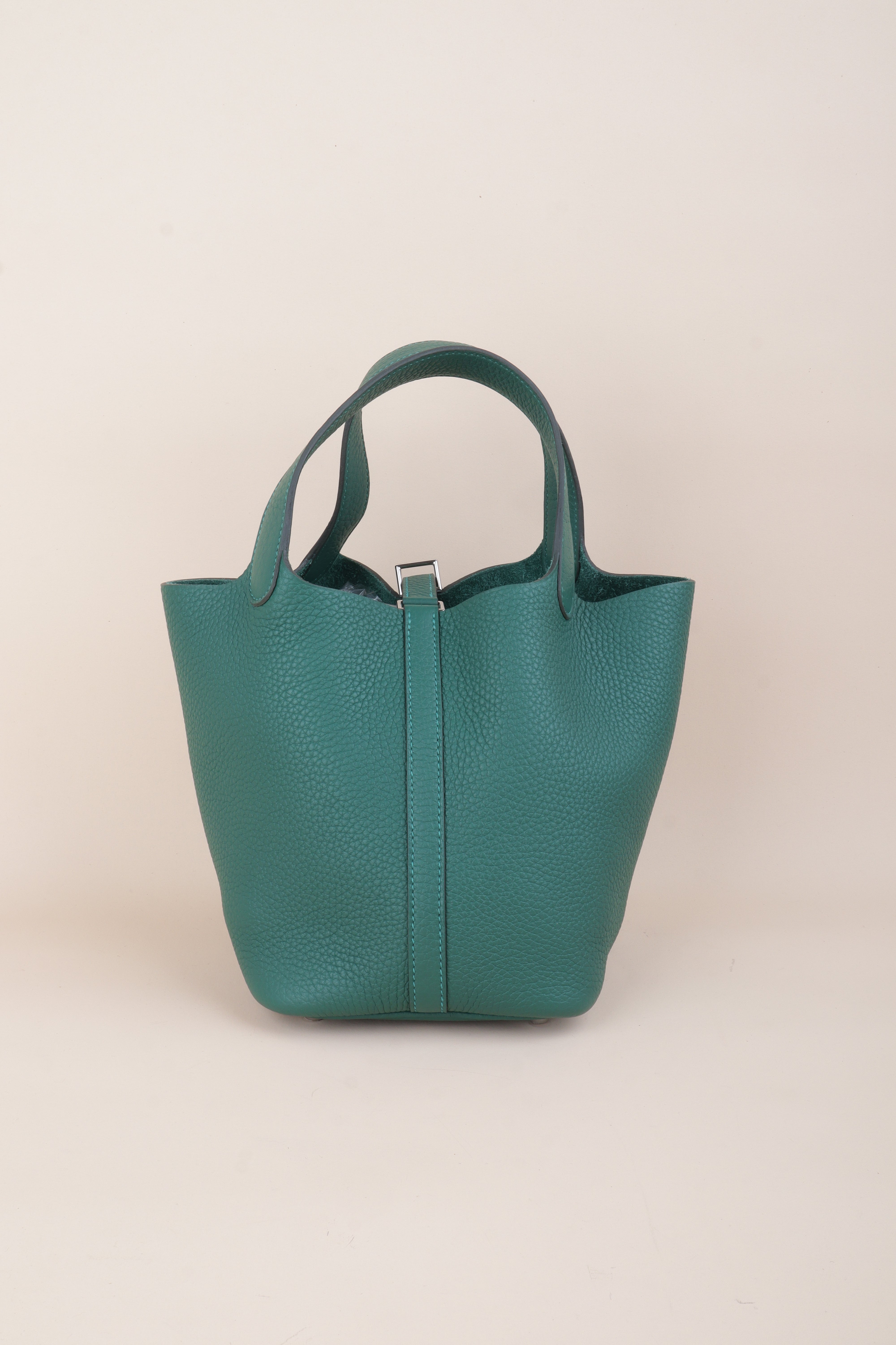 Hermes Vert Moyen Picotin Lock 18 Bag