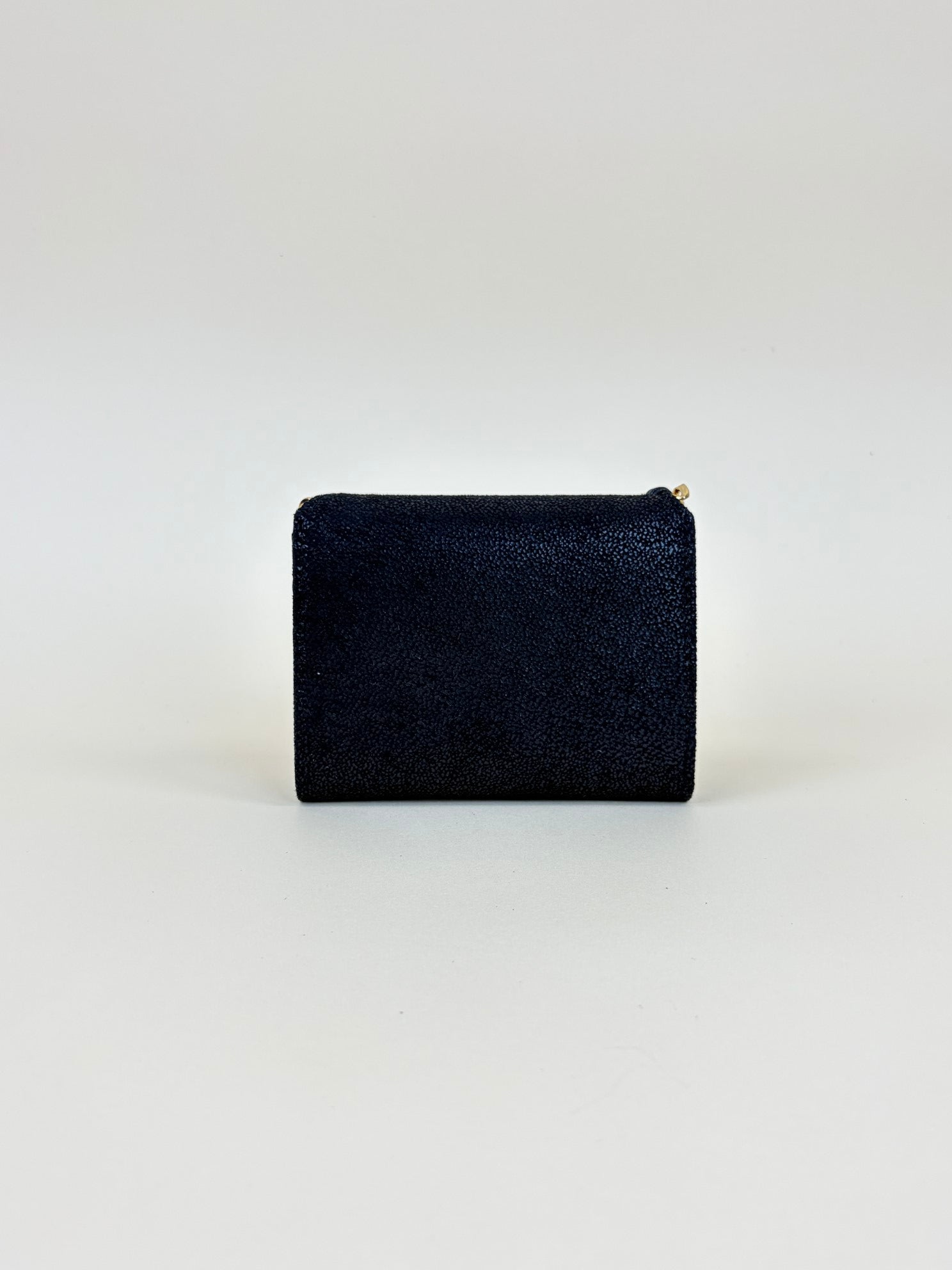 Stella Mccartney Black Falabella Chain Link Wallet