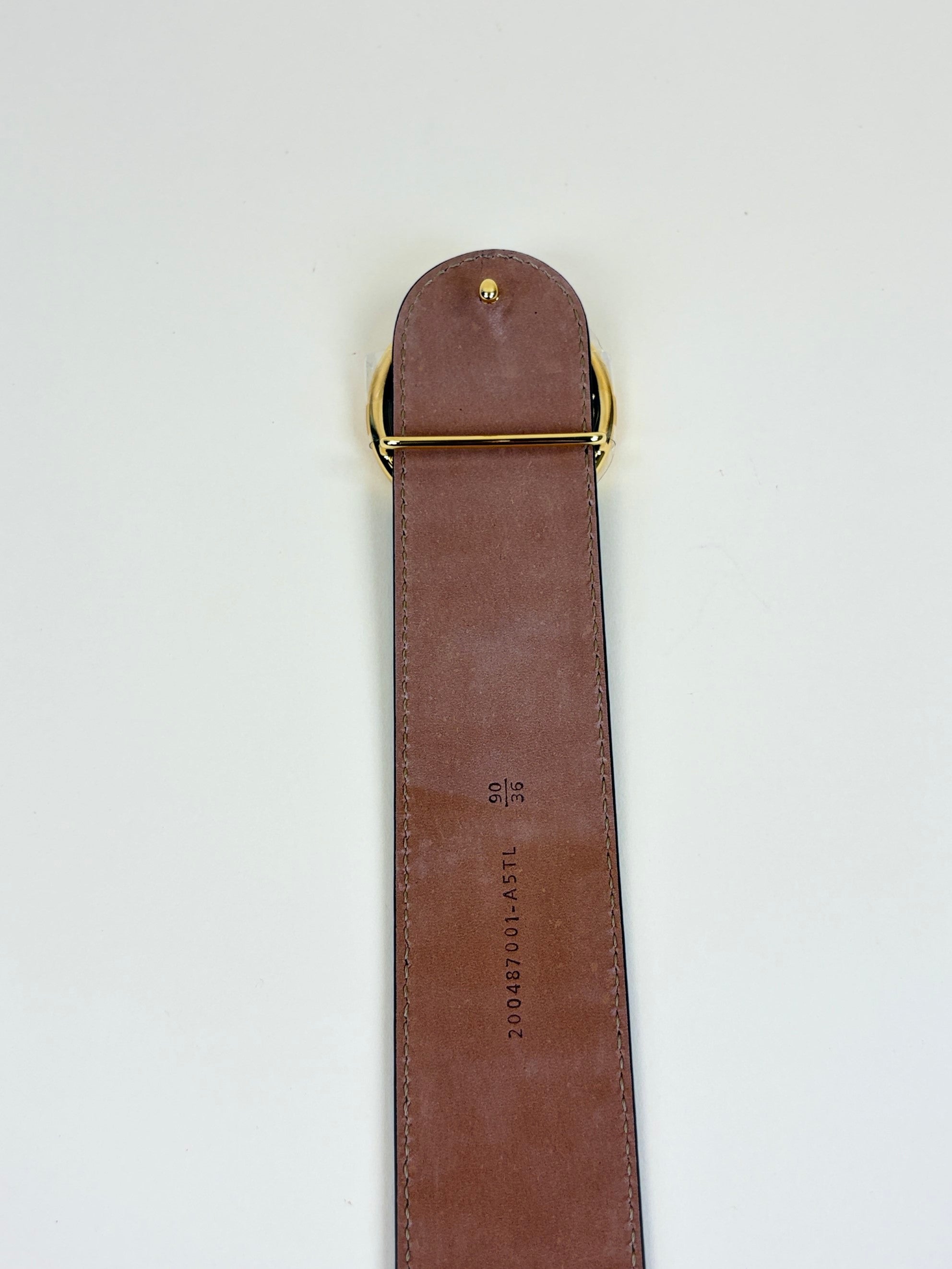 Fendi Bicolor FF Belt 36