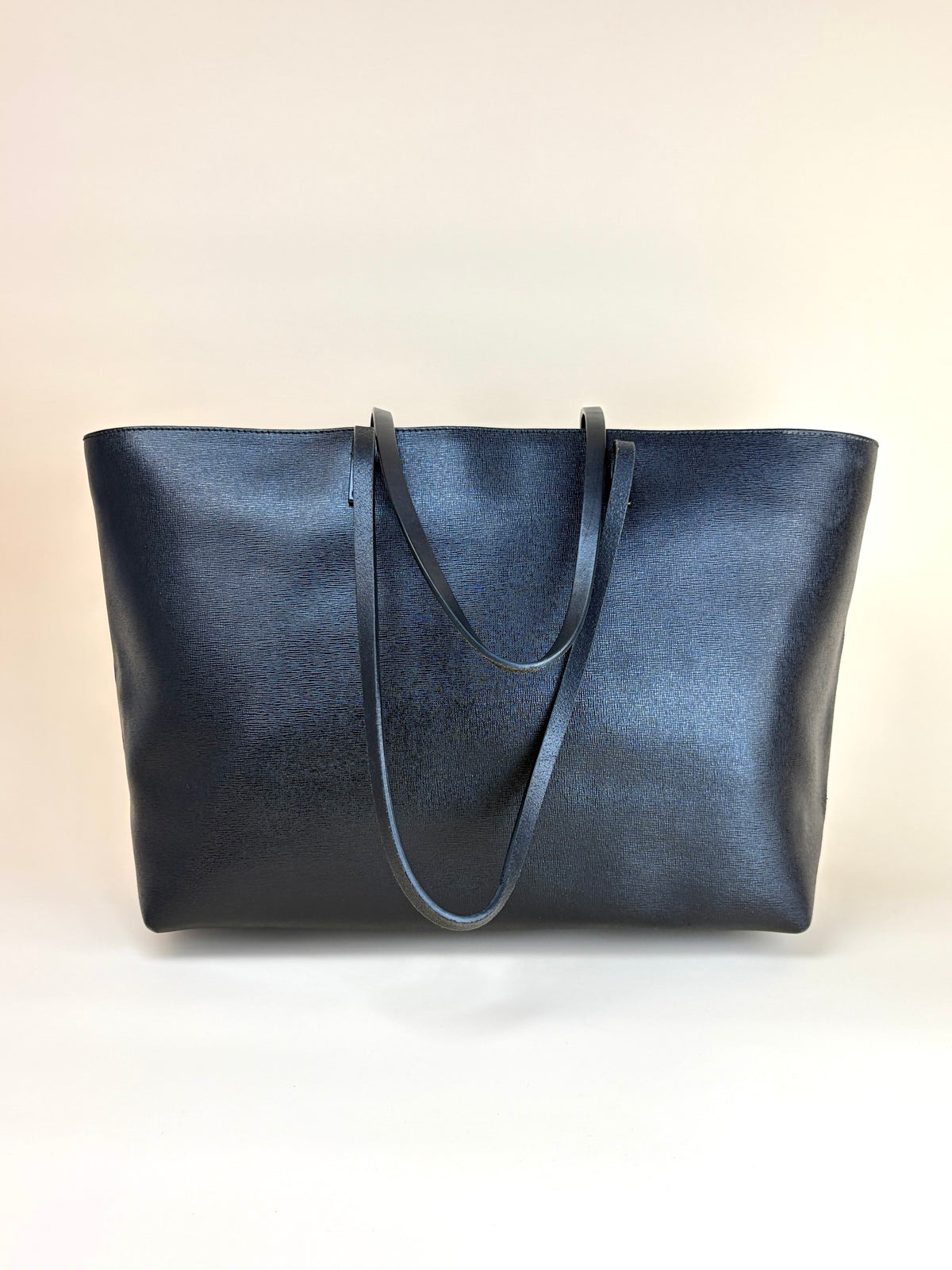 Fendi black vitello elite leather monster roll bag
