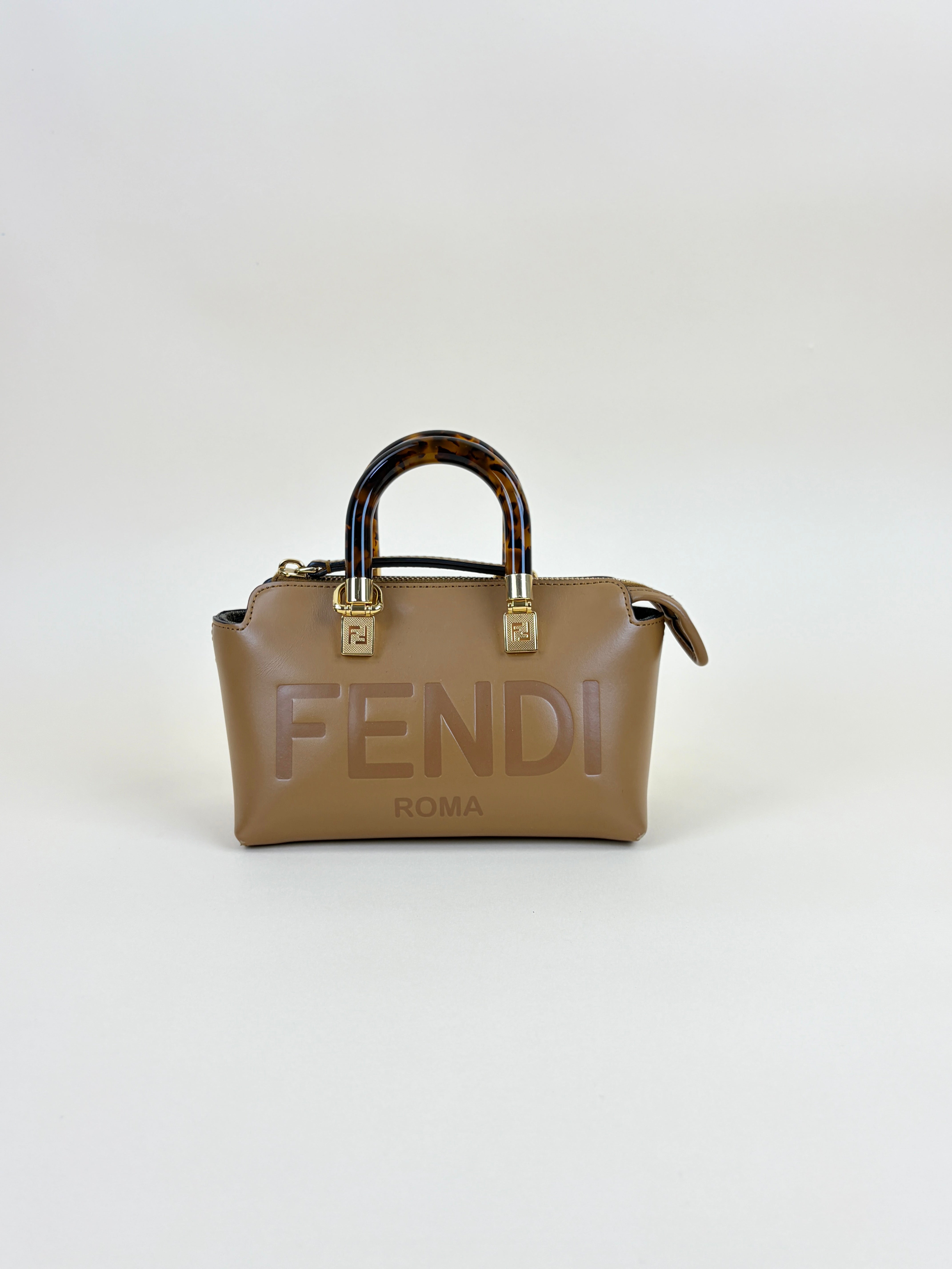 Fendi Beige By The Way leather Mini Bag