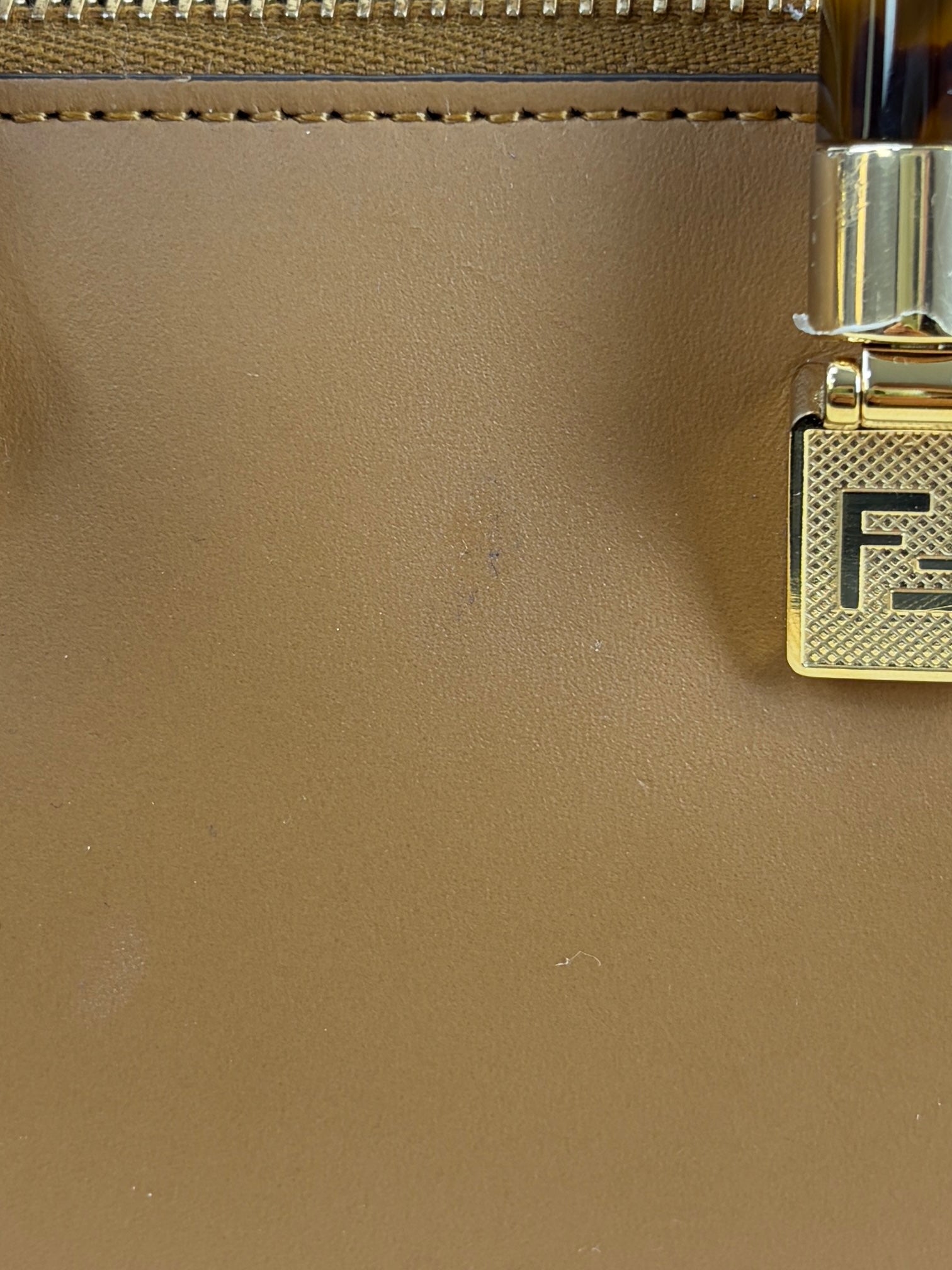 Fendi Beige By The Way leather Mini Bag