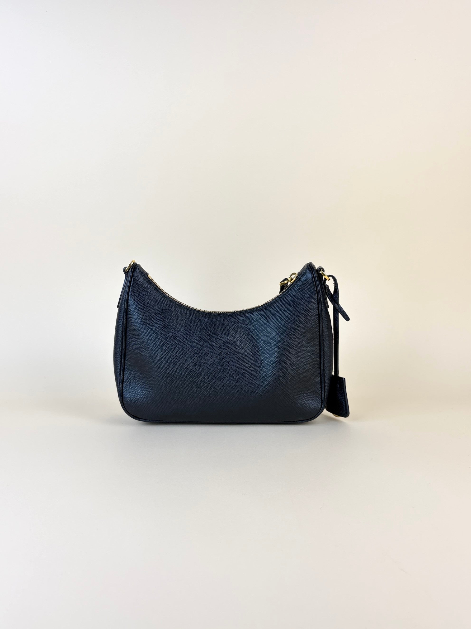 Prada black saffanio lux leather
