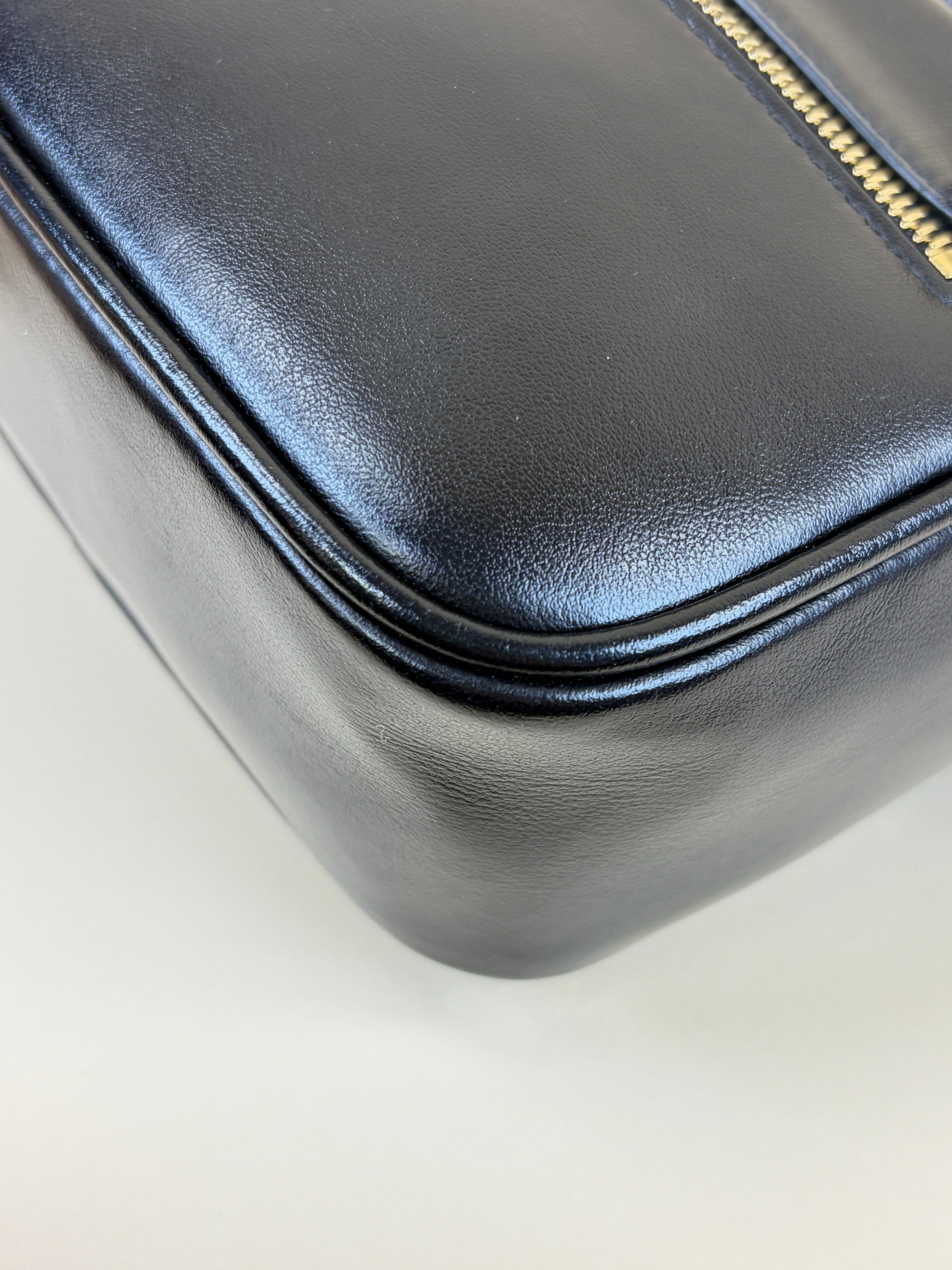 YSL Black quilted Lou Belt Bag