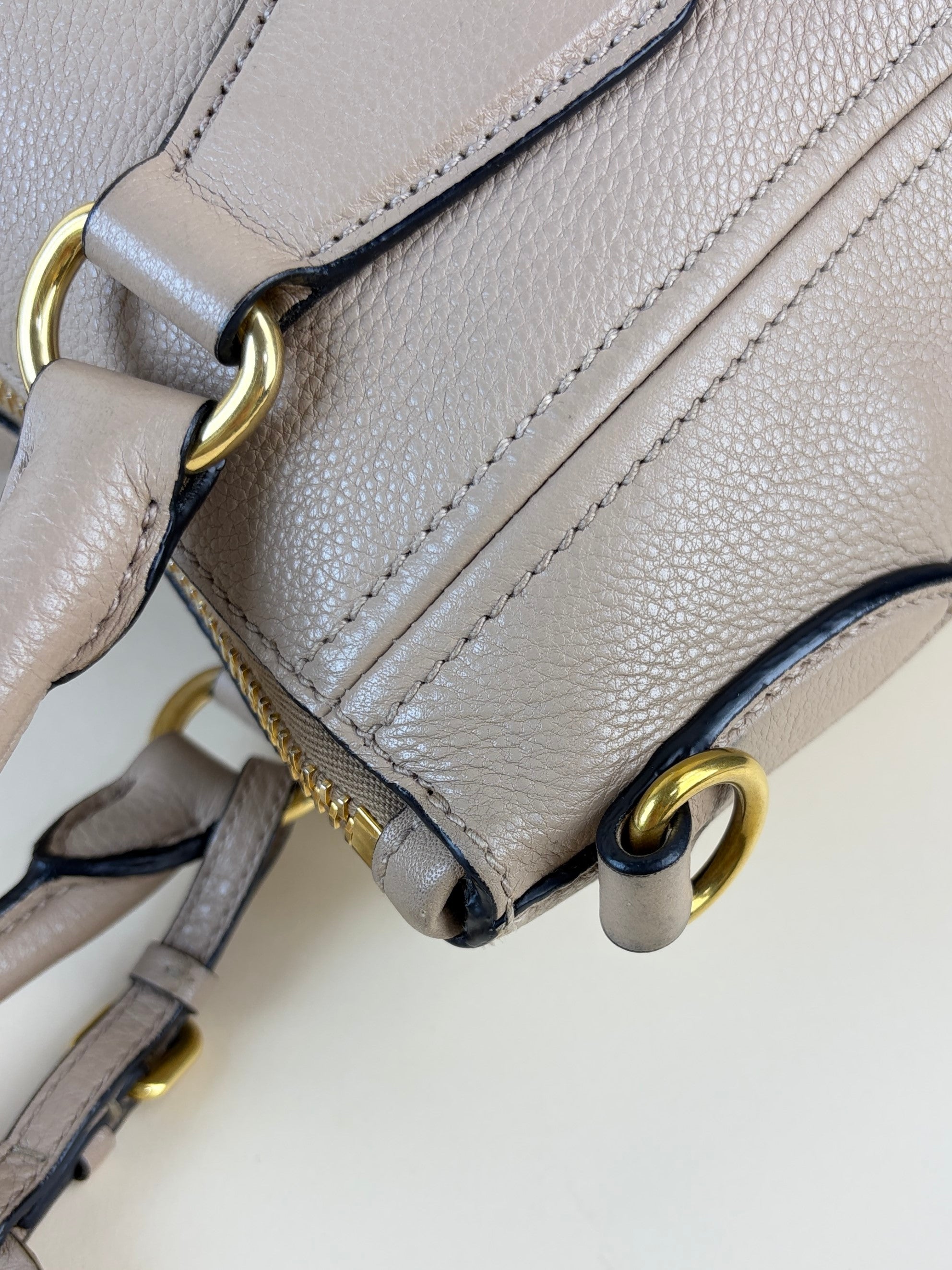 Prada cammeo vitello phenix tote bag