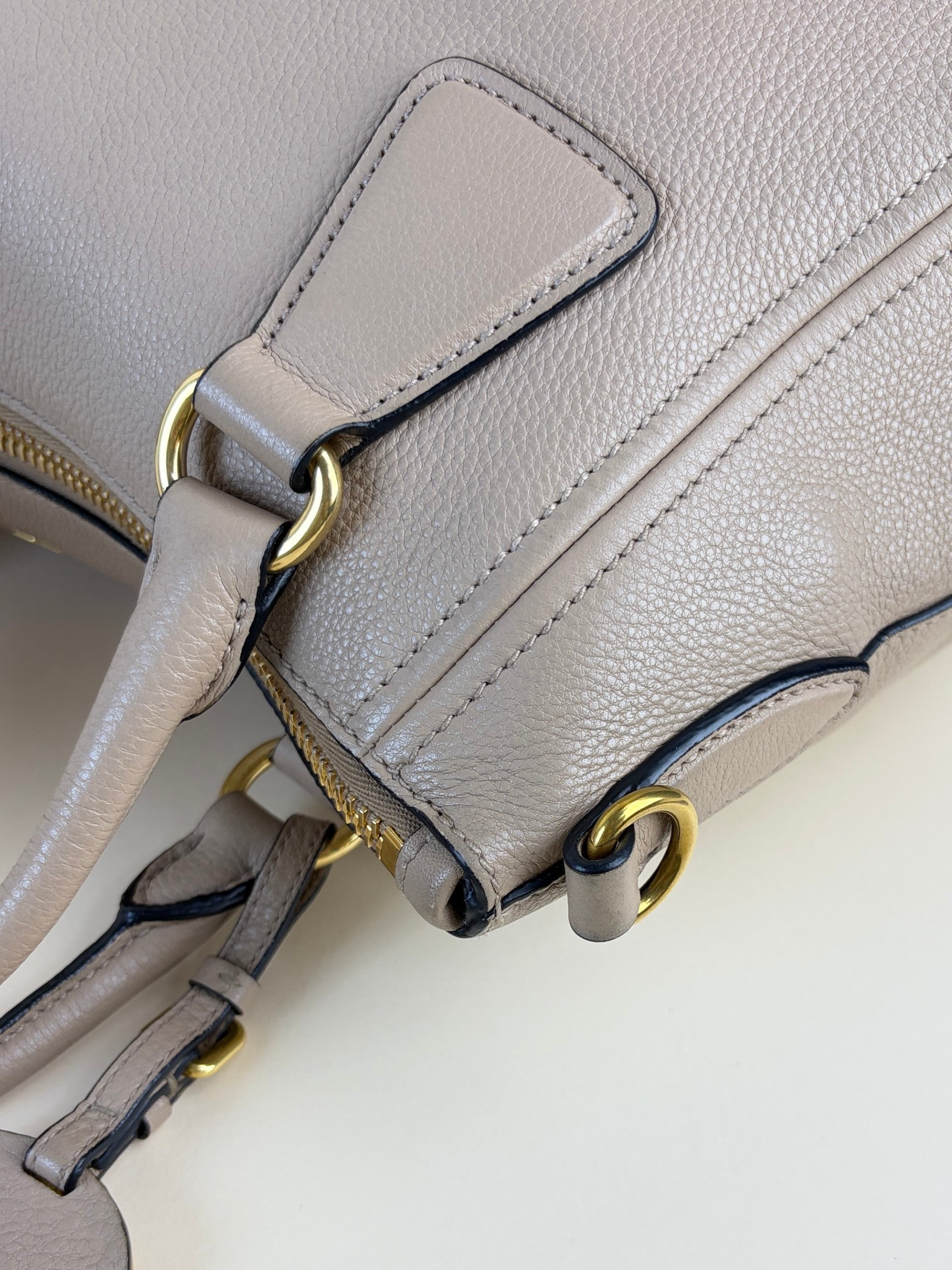 Prada cammeo vitello phenix tote bag