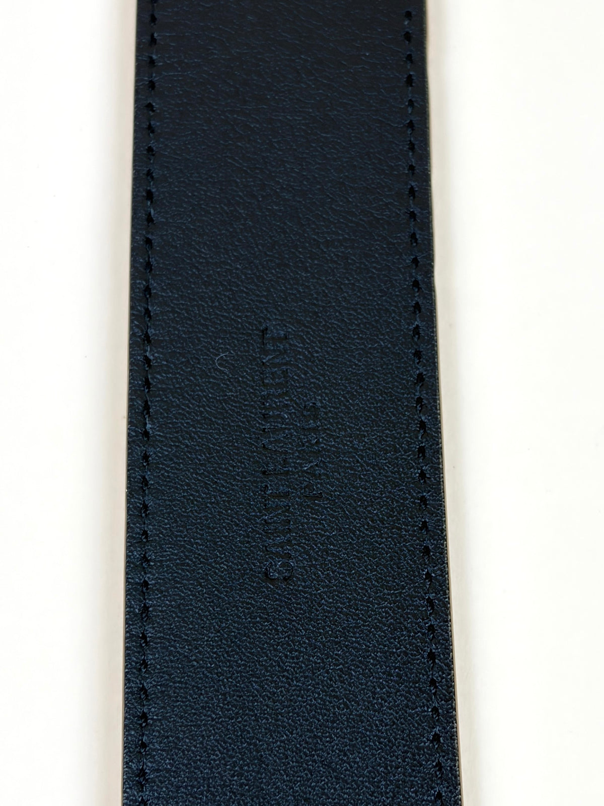 Ysl  caramel  cognac calfskin suede Cassandre Vadim belt