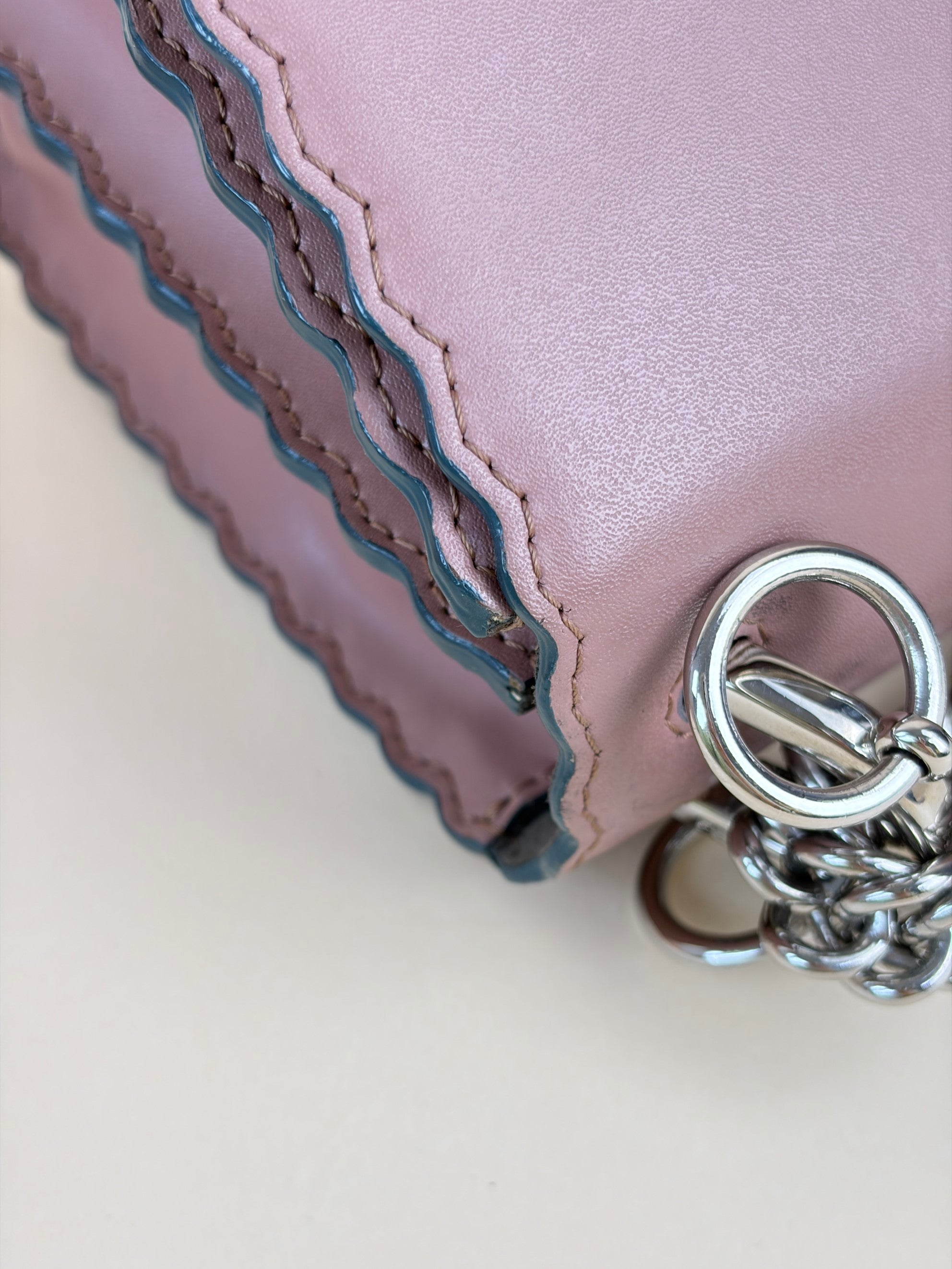 Fendi nude small i kan shoulder bag