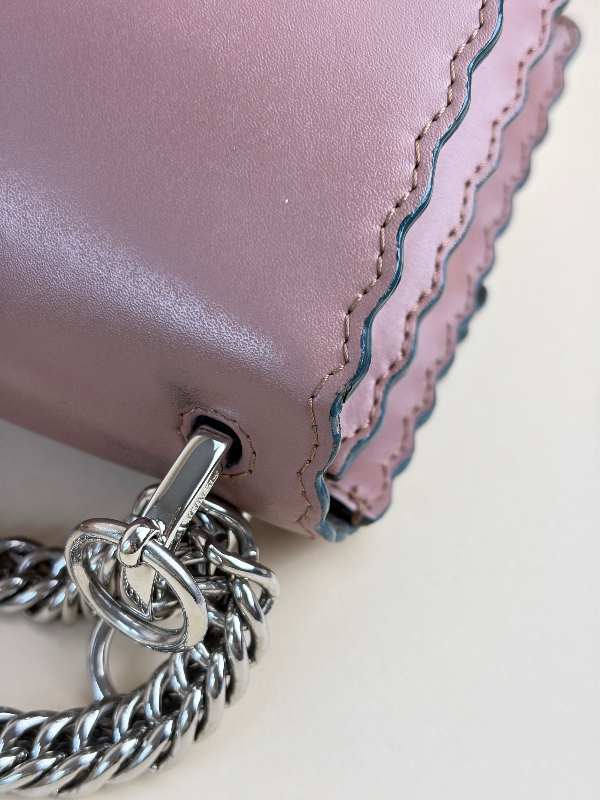 Fendi nude small i kan shoulder bag
