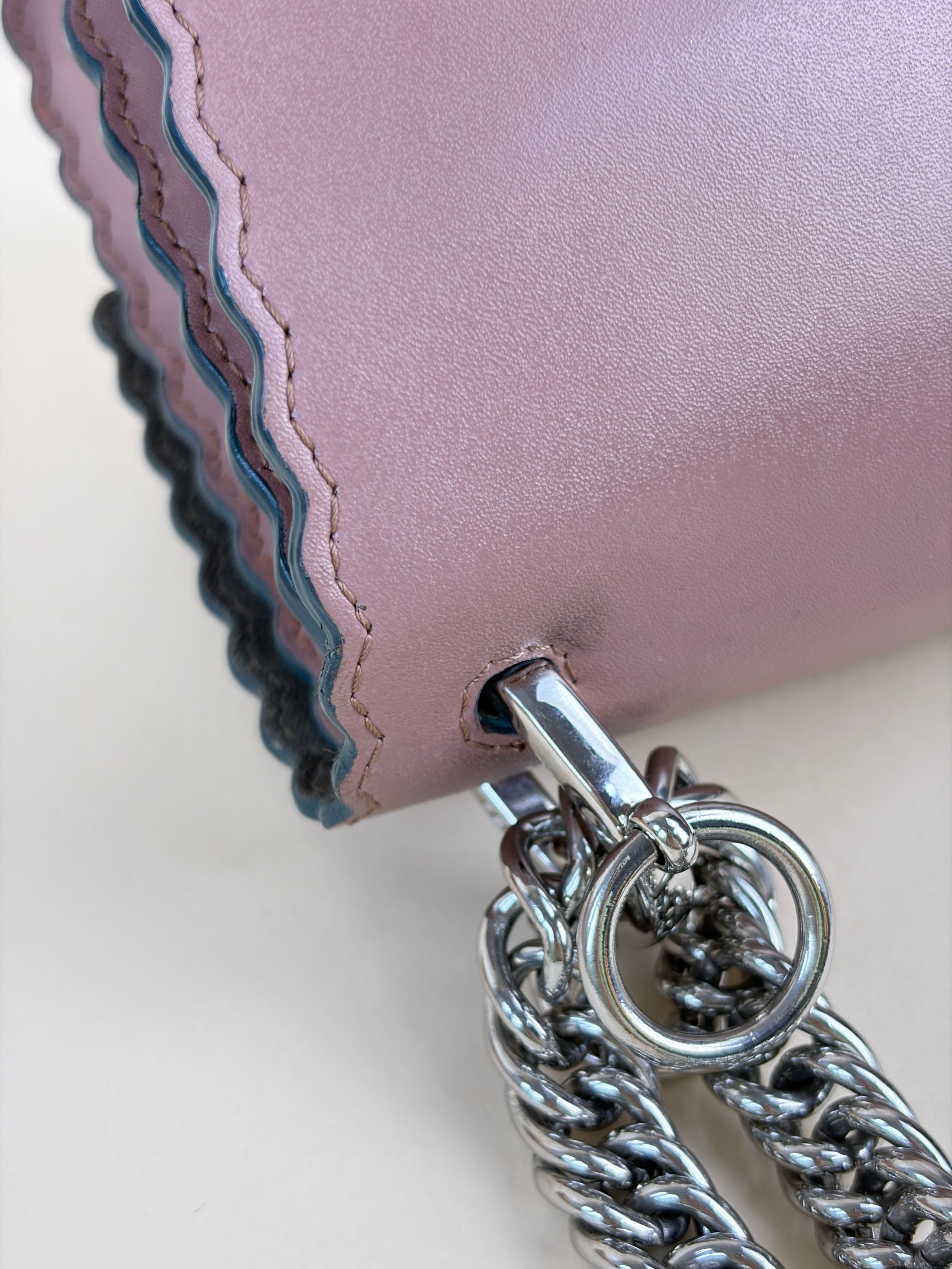 Fendi nude small i kan shoulder bag