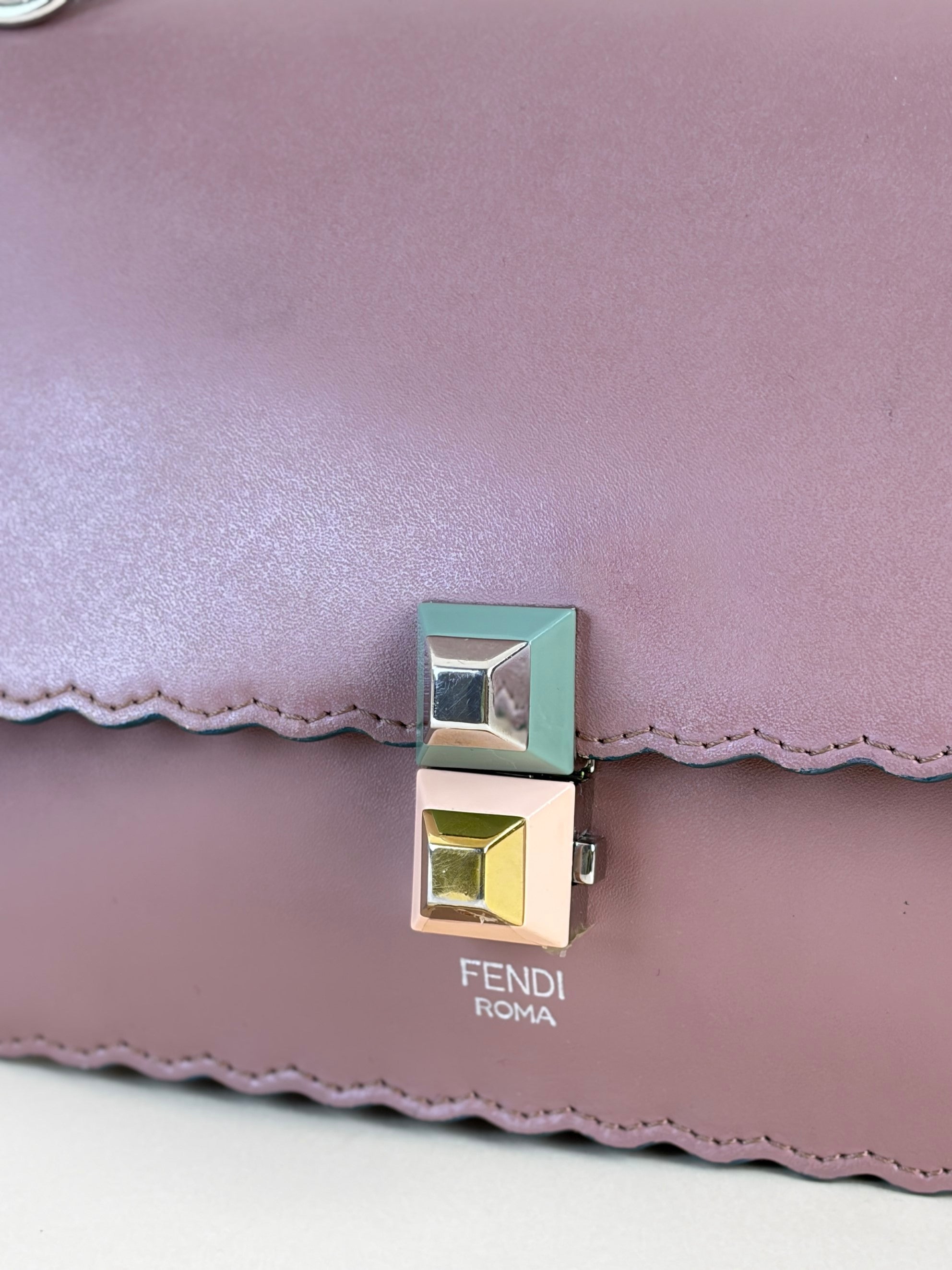 Fendi nude small i kan shoulder bag