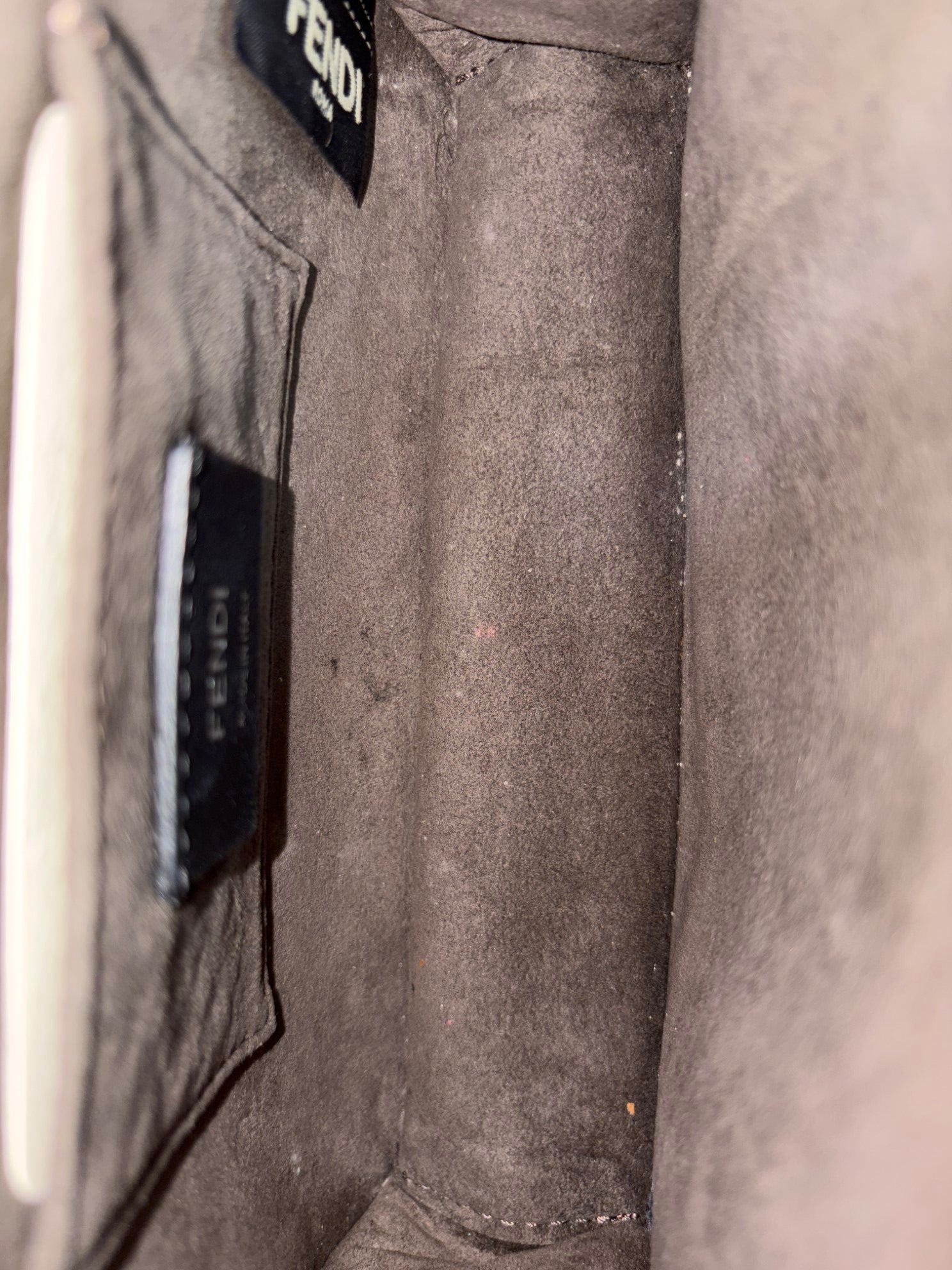 Fendi nude small i kan shoulder bag
