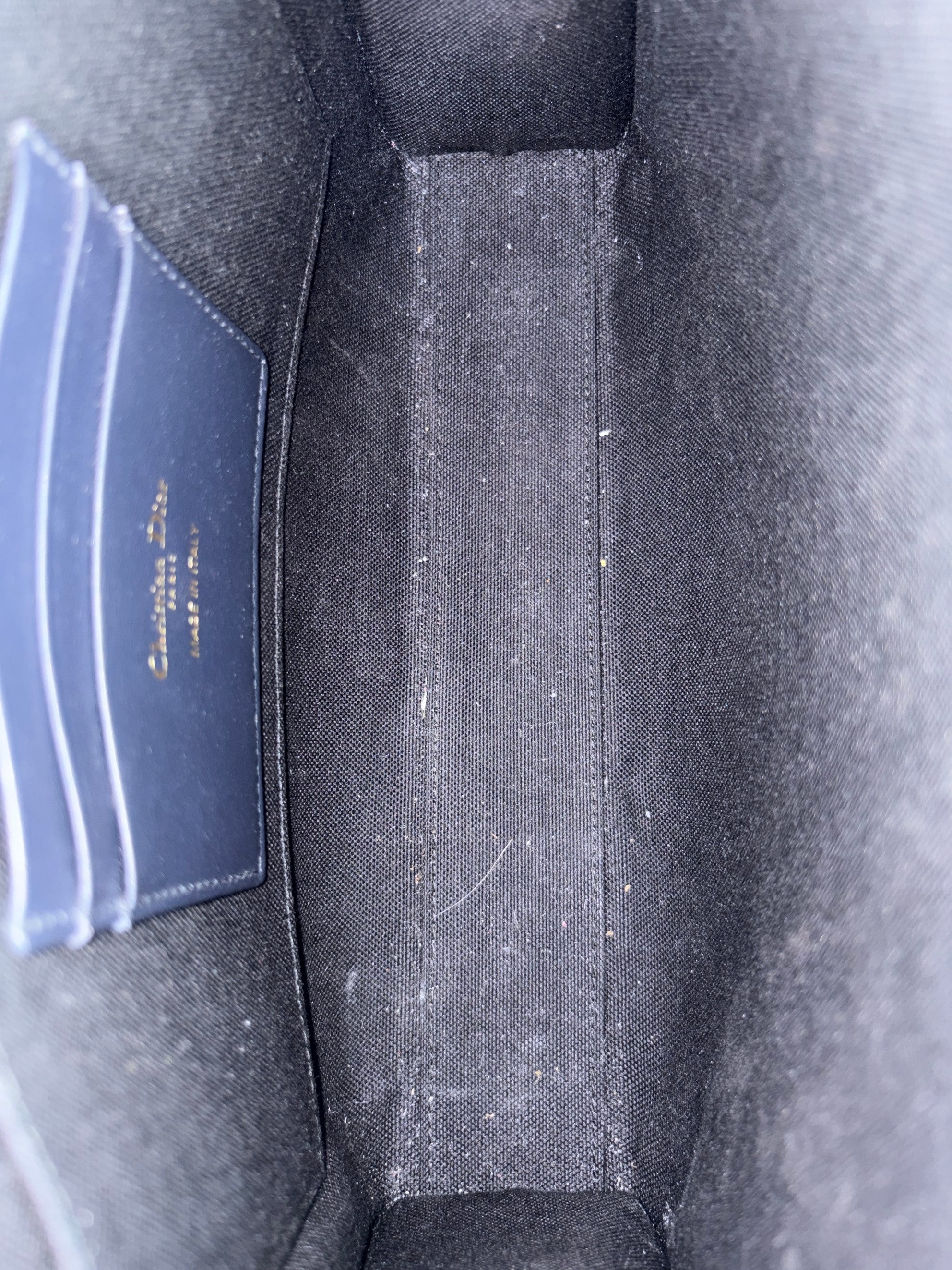 Dior blue oblique jacquard 30 Montaigne pouch