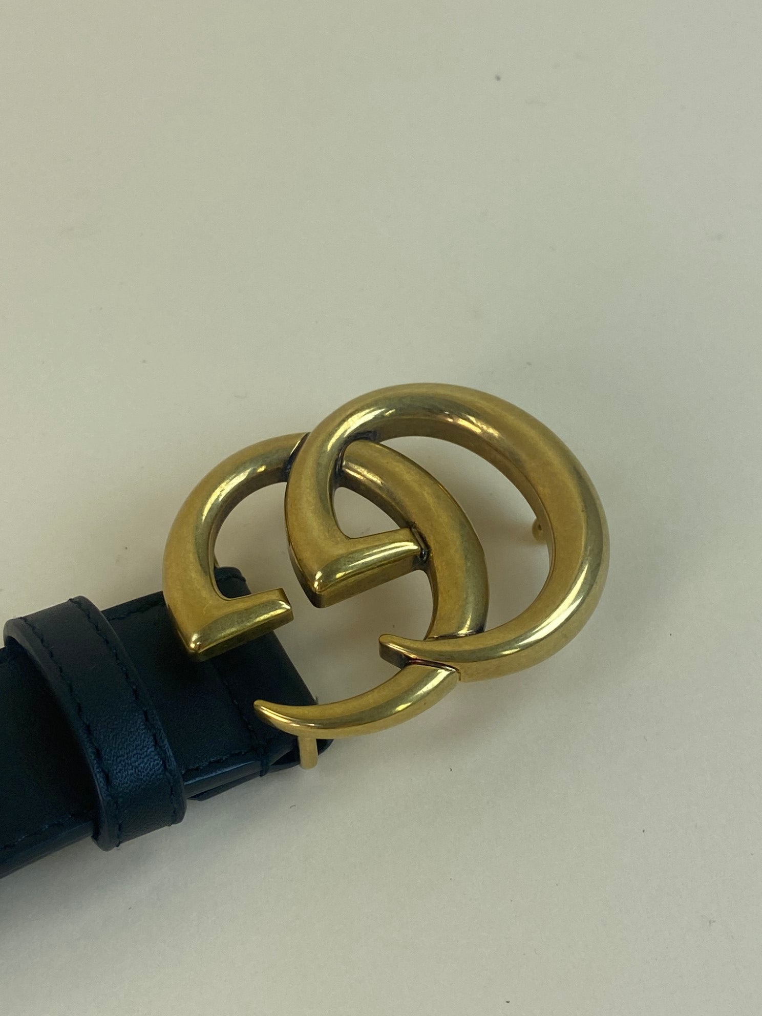 Gucci Black gg Marmont leather