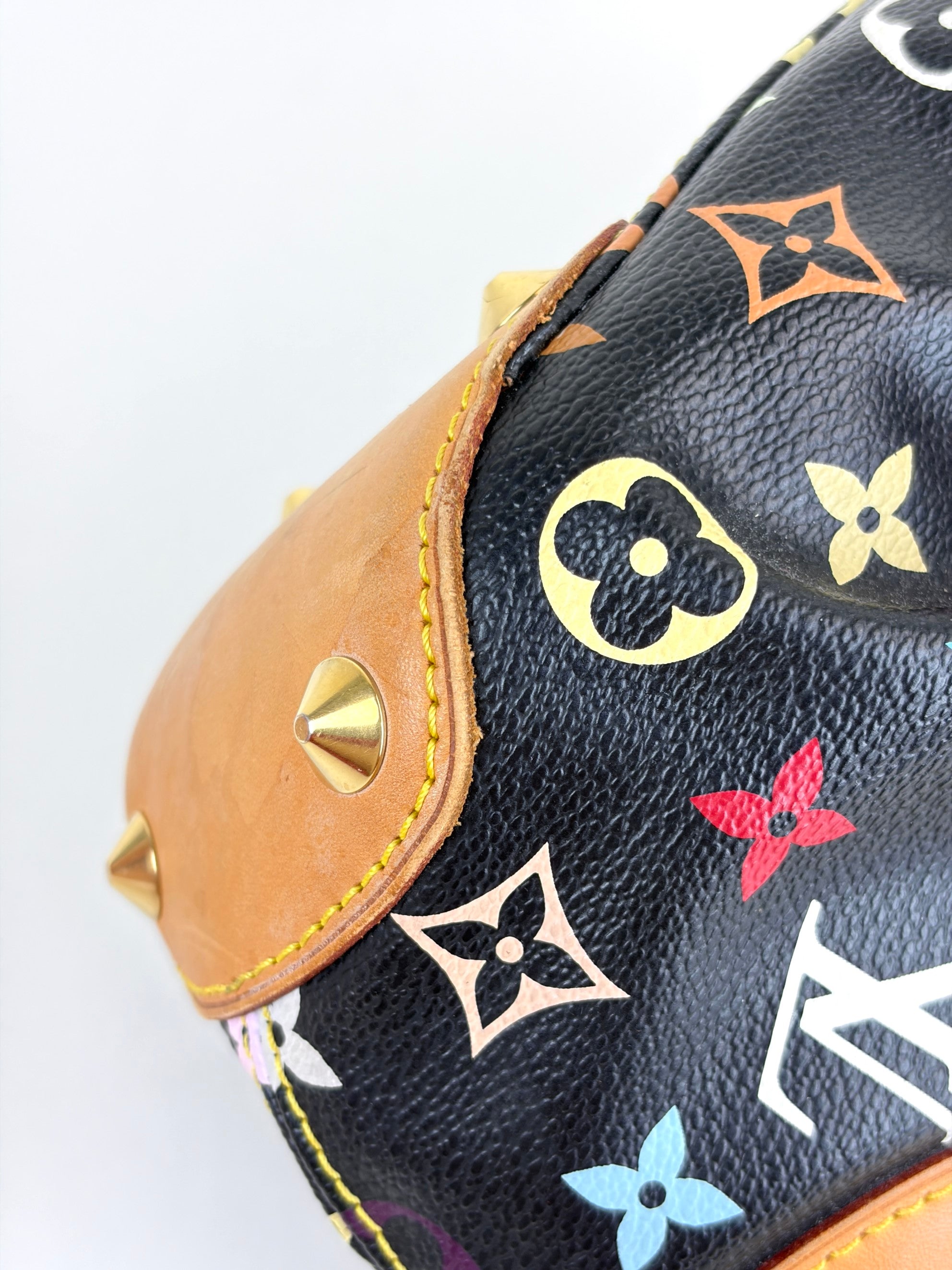 louis Vuitton black monogram multicolor judy PM shoulder bag