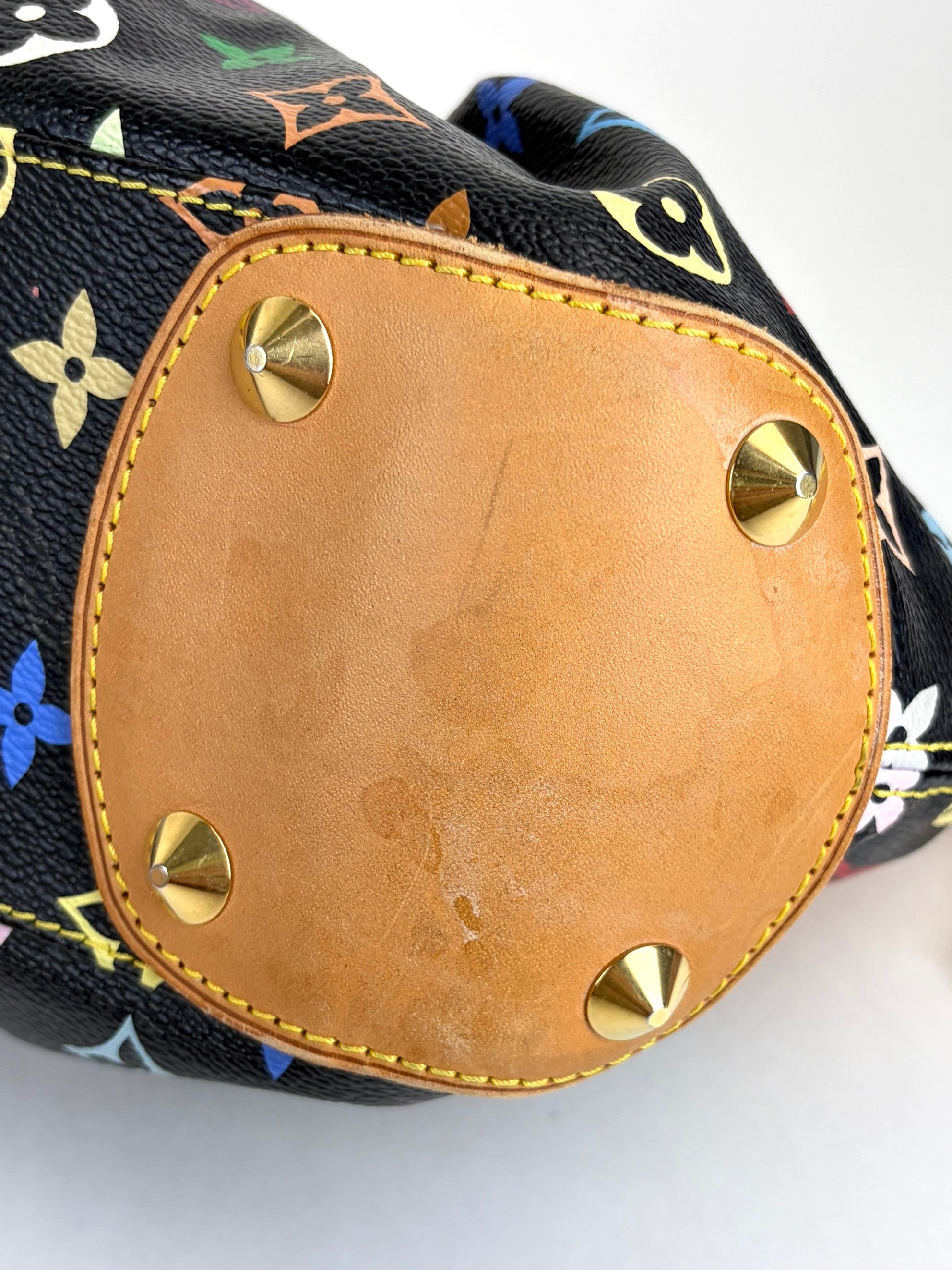 louis Vuitton black monogram multicolor judy PM shoulder bag