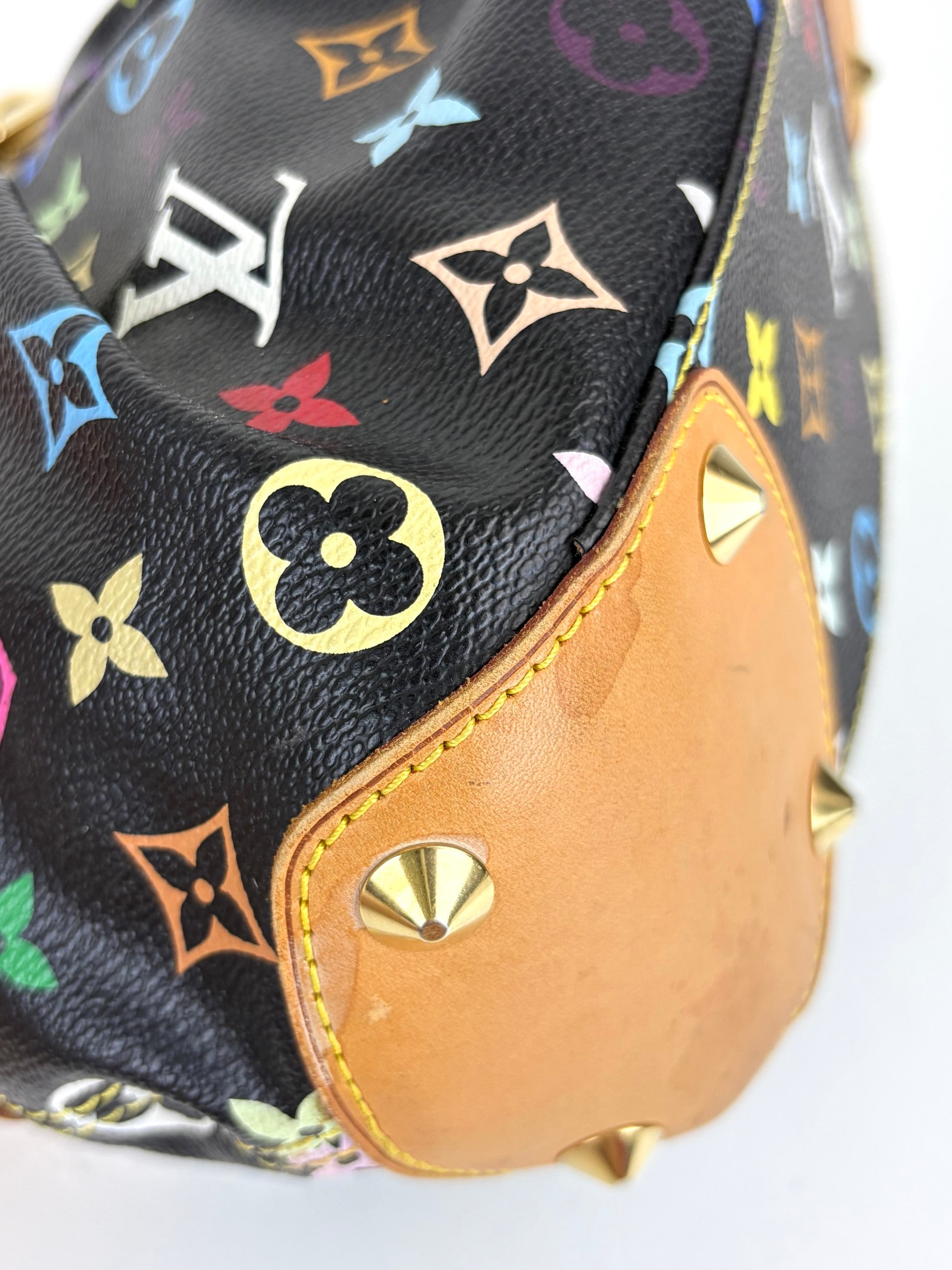 louis Vuitton black monogram multicolor judy PM shoulder bag