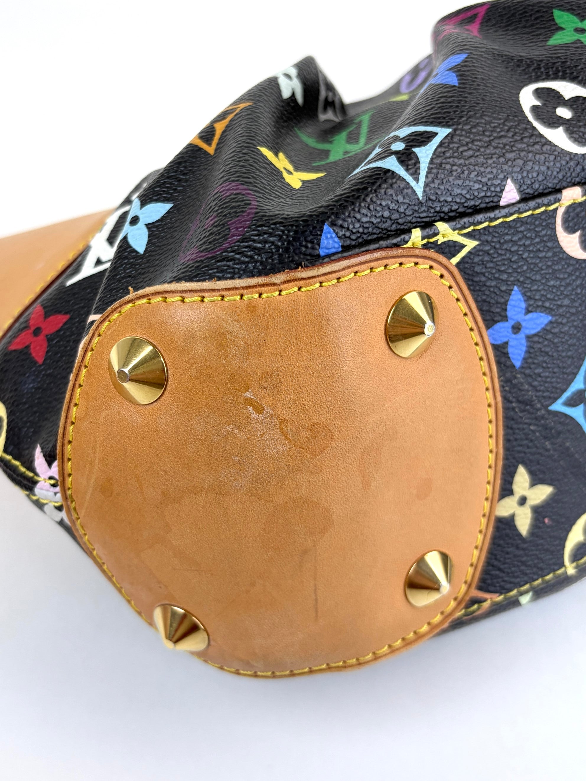 louis Vuitton black monogram multicolor judy PM shoulder bag