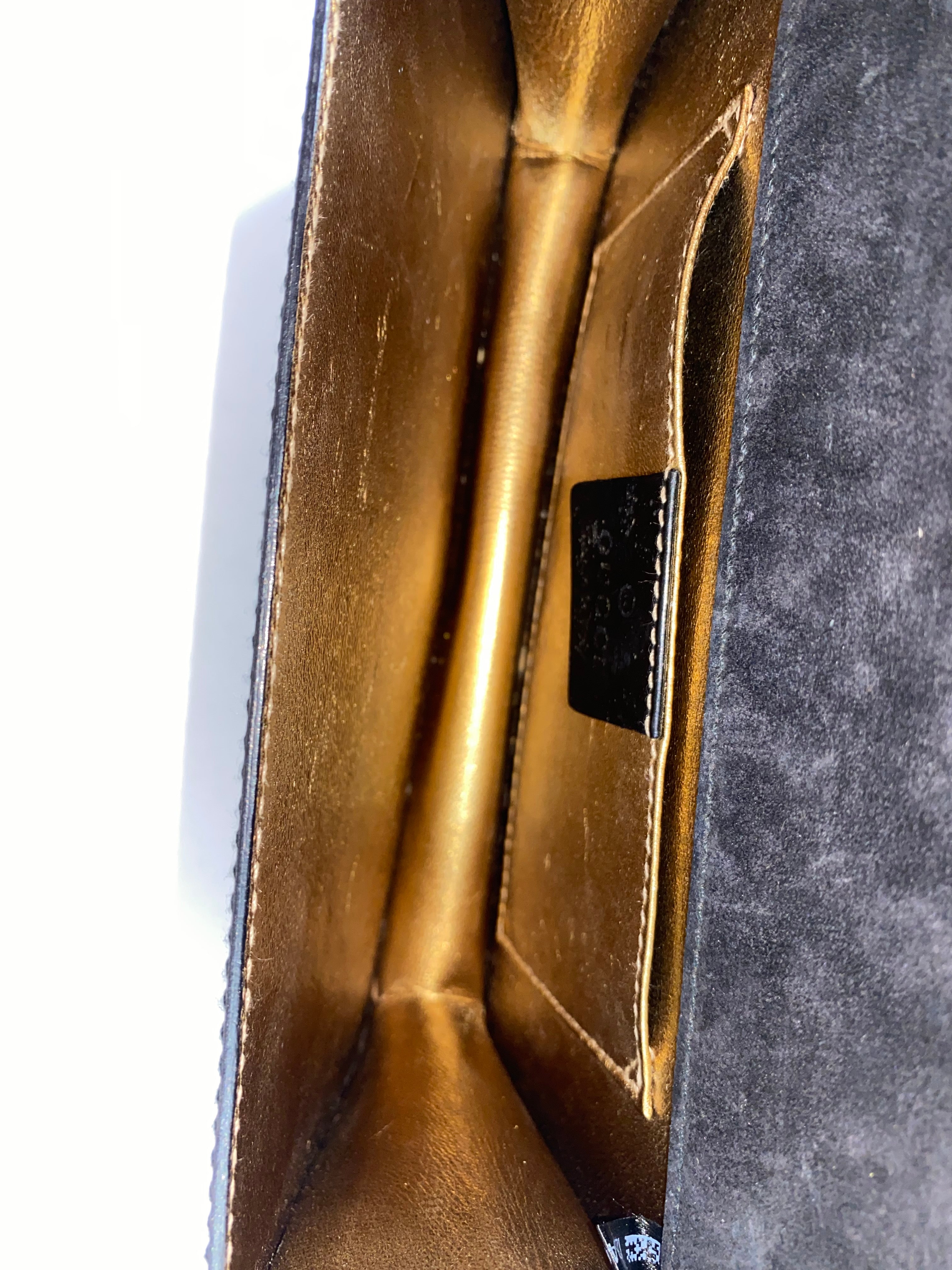 Gucci Black Mirror Clutch