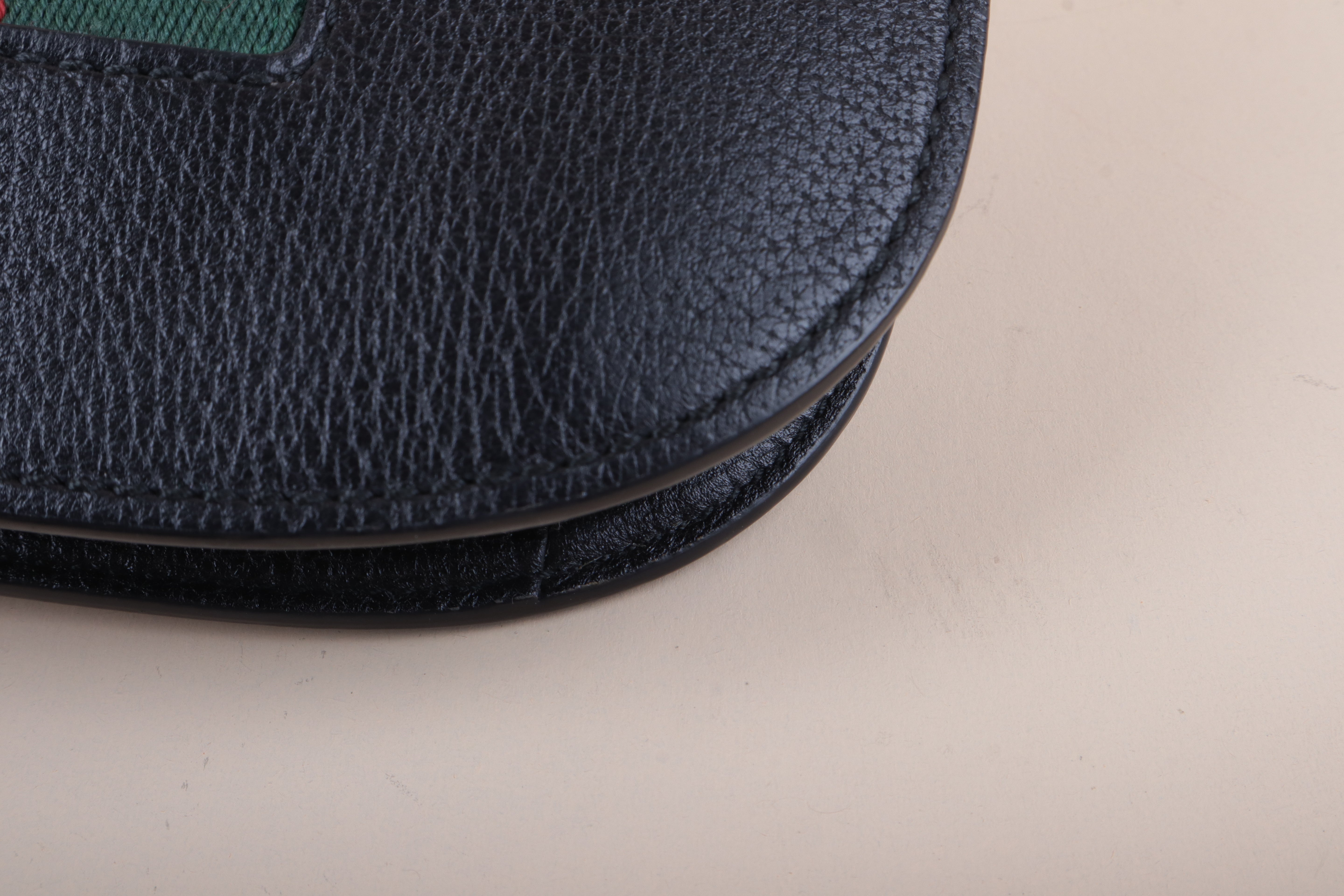 Gucci black totem crystal butterfly crossbody