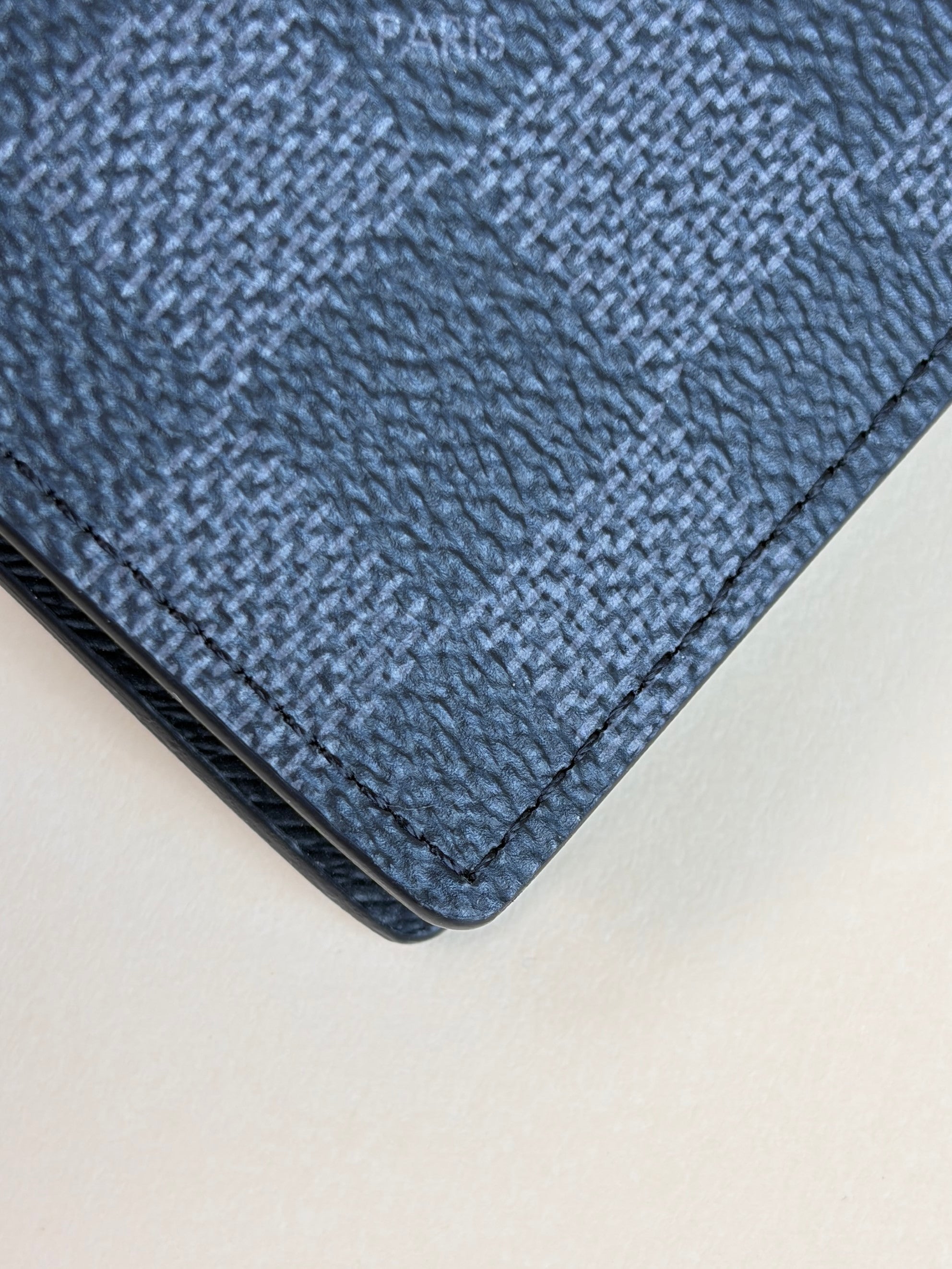 Louis Vuitton admire sar graphite compact small fold men wallet