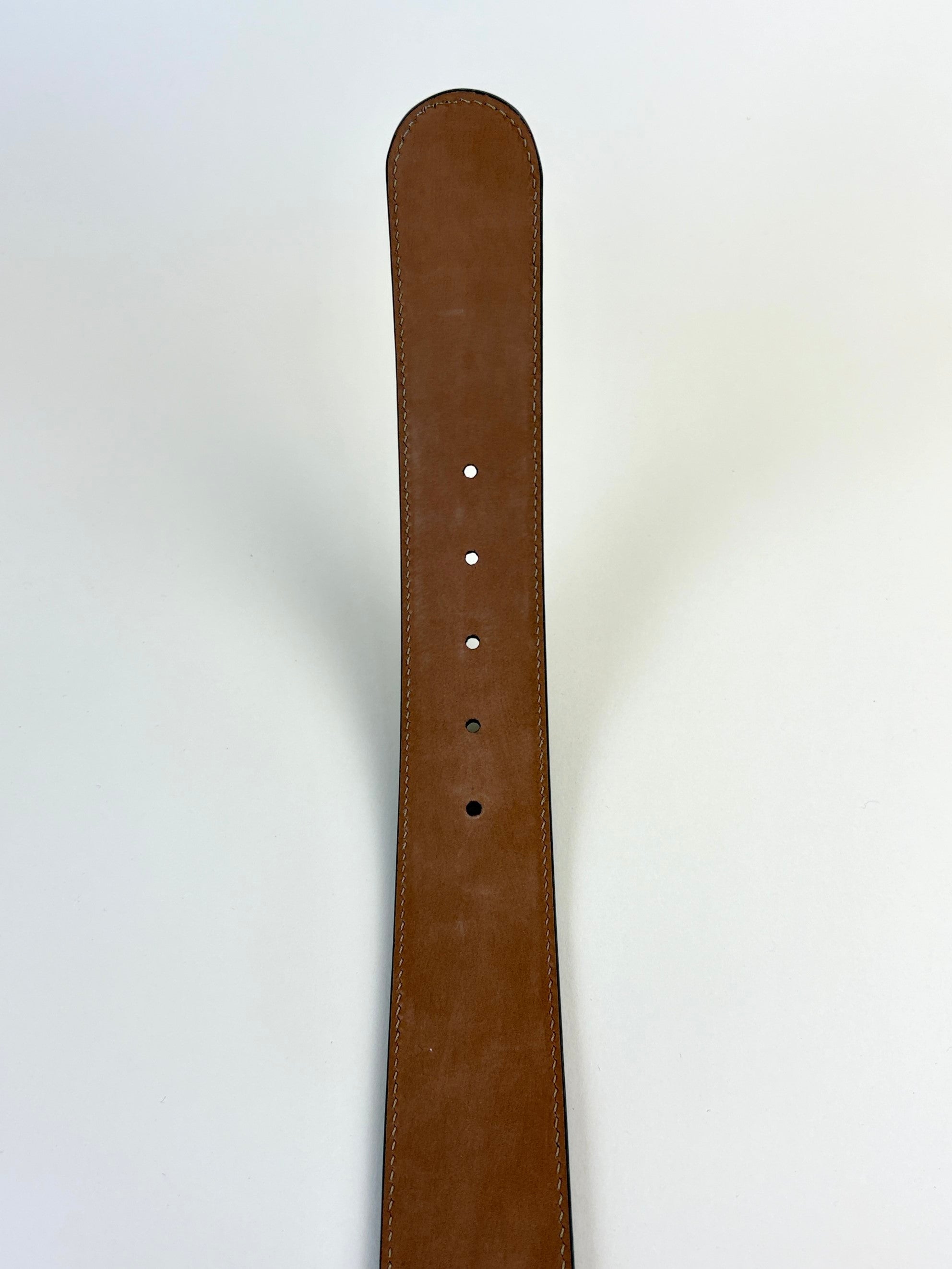 Fendi brown and black  Zucca calfskin  Embossed Ff Fendi belt