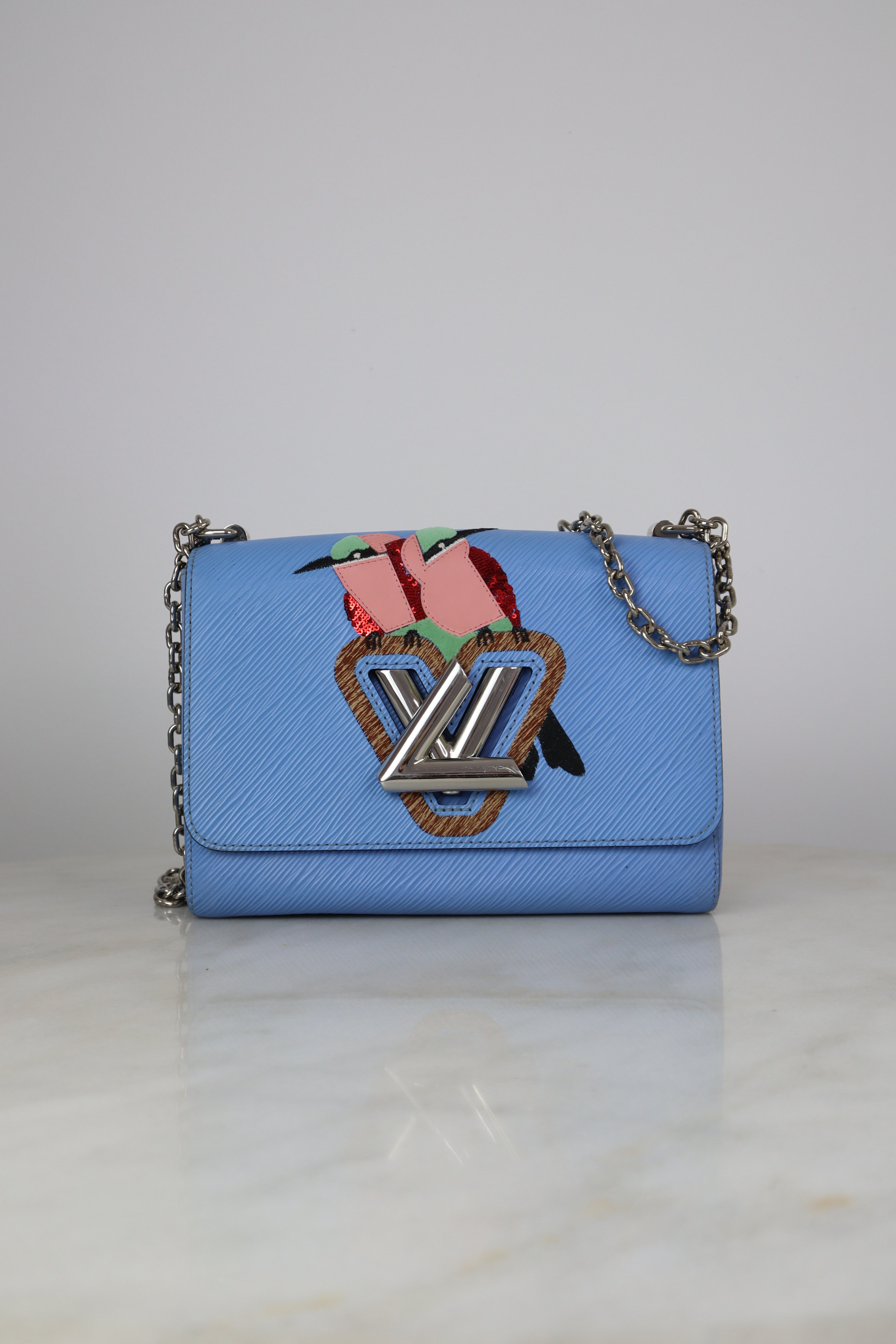 Louis Vuitton Blue Multicolor Early Bird Twist Crossbody Bag
