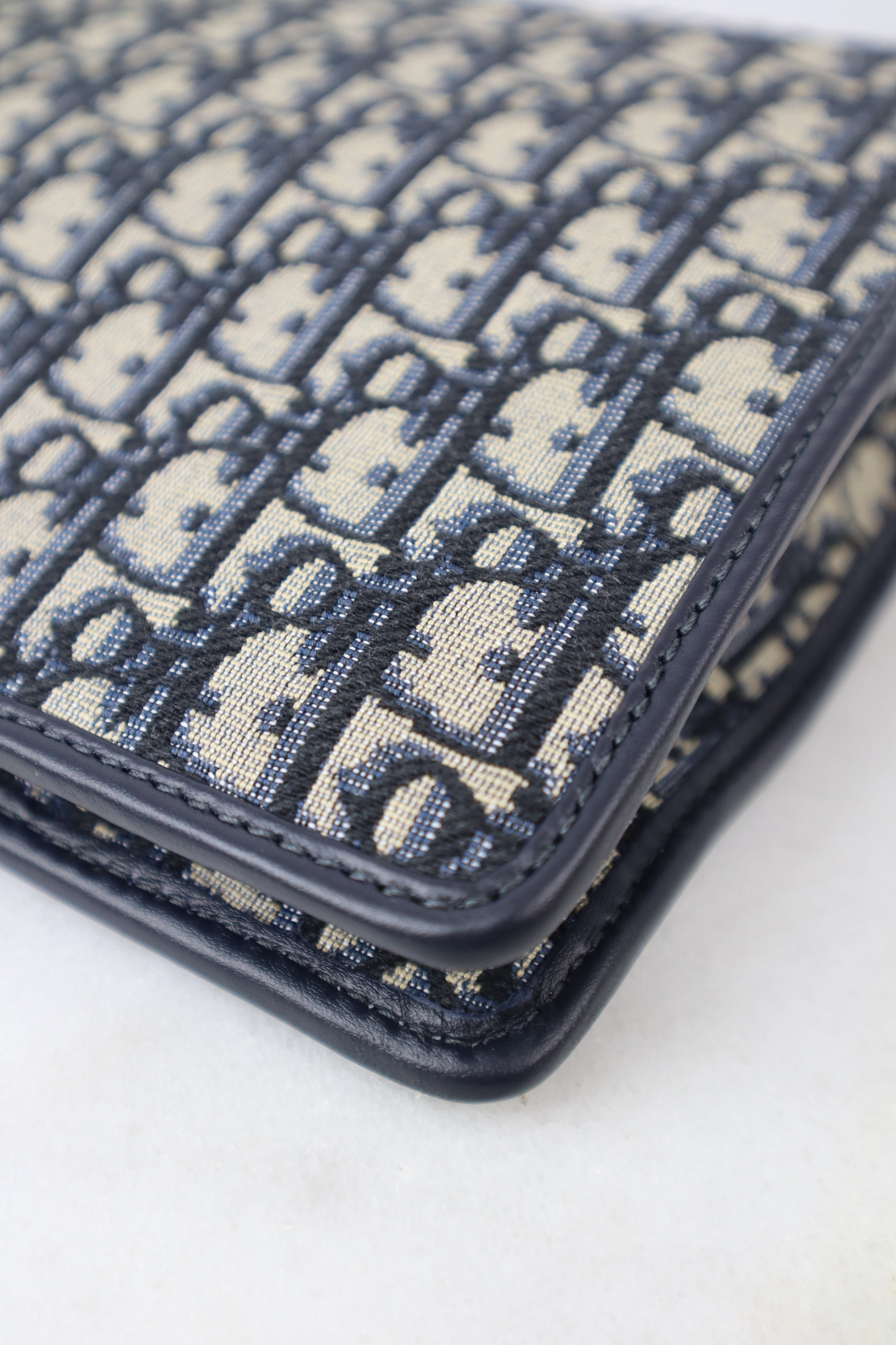 Christian Dior Blue 30 Montaigne Dea Pouch