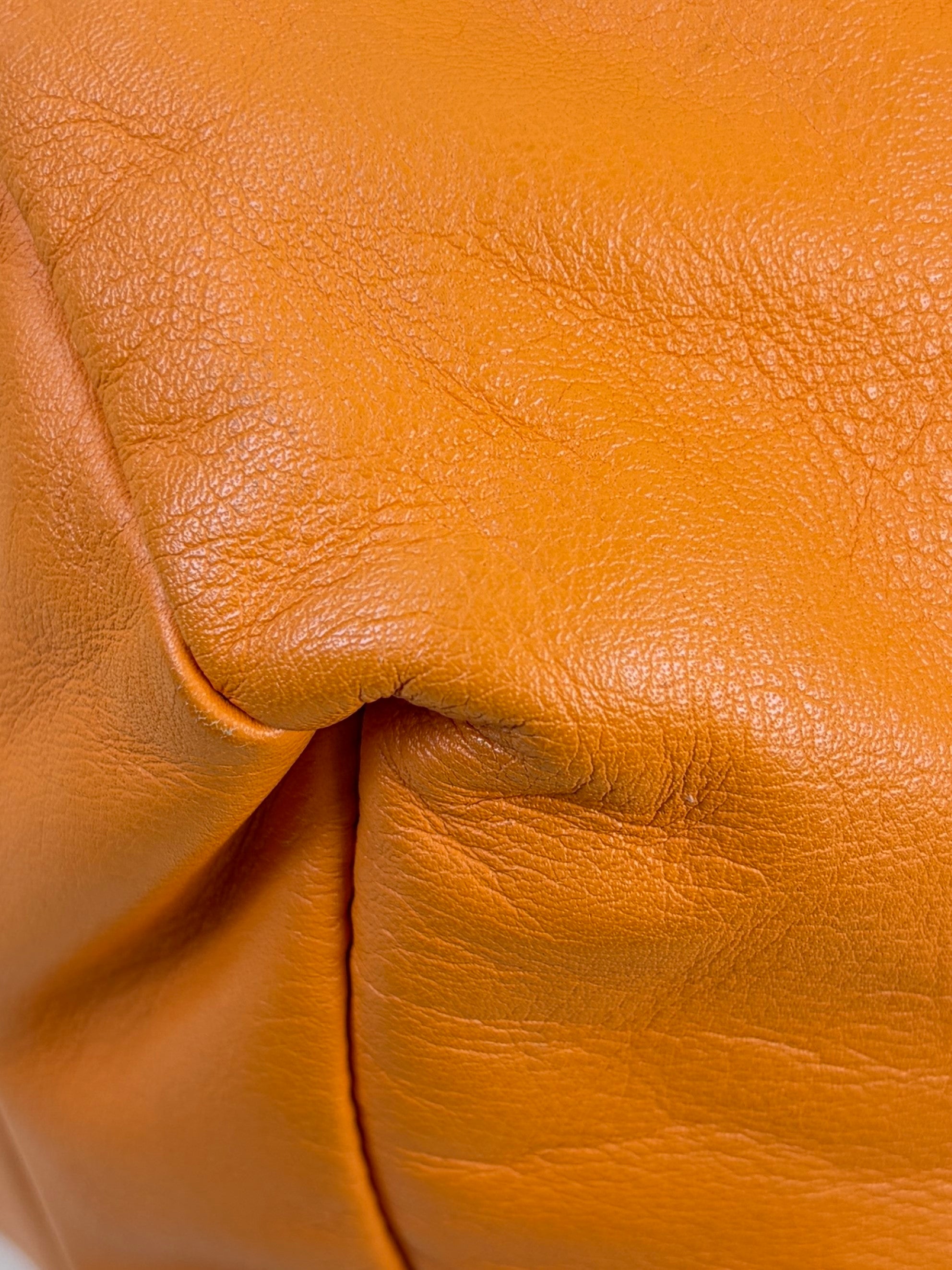 Bottega Veneta Orange Large The pouch