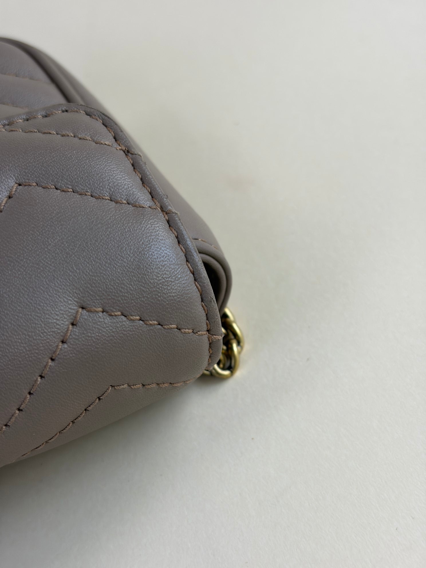 Gucci Bicolor GG Marmont Mini Crossbody Bag