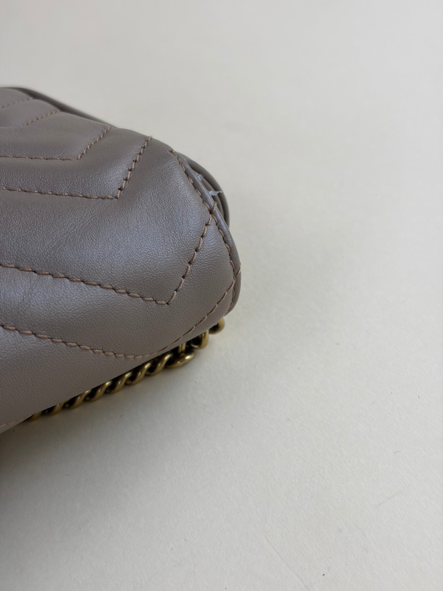 Gucci Bicolor GG Marmont Mini Crossbody Bag