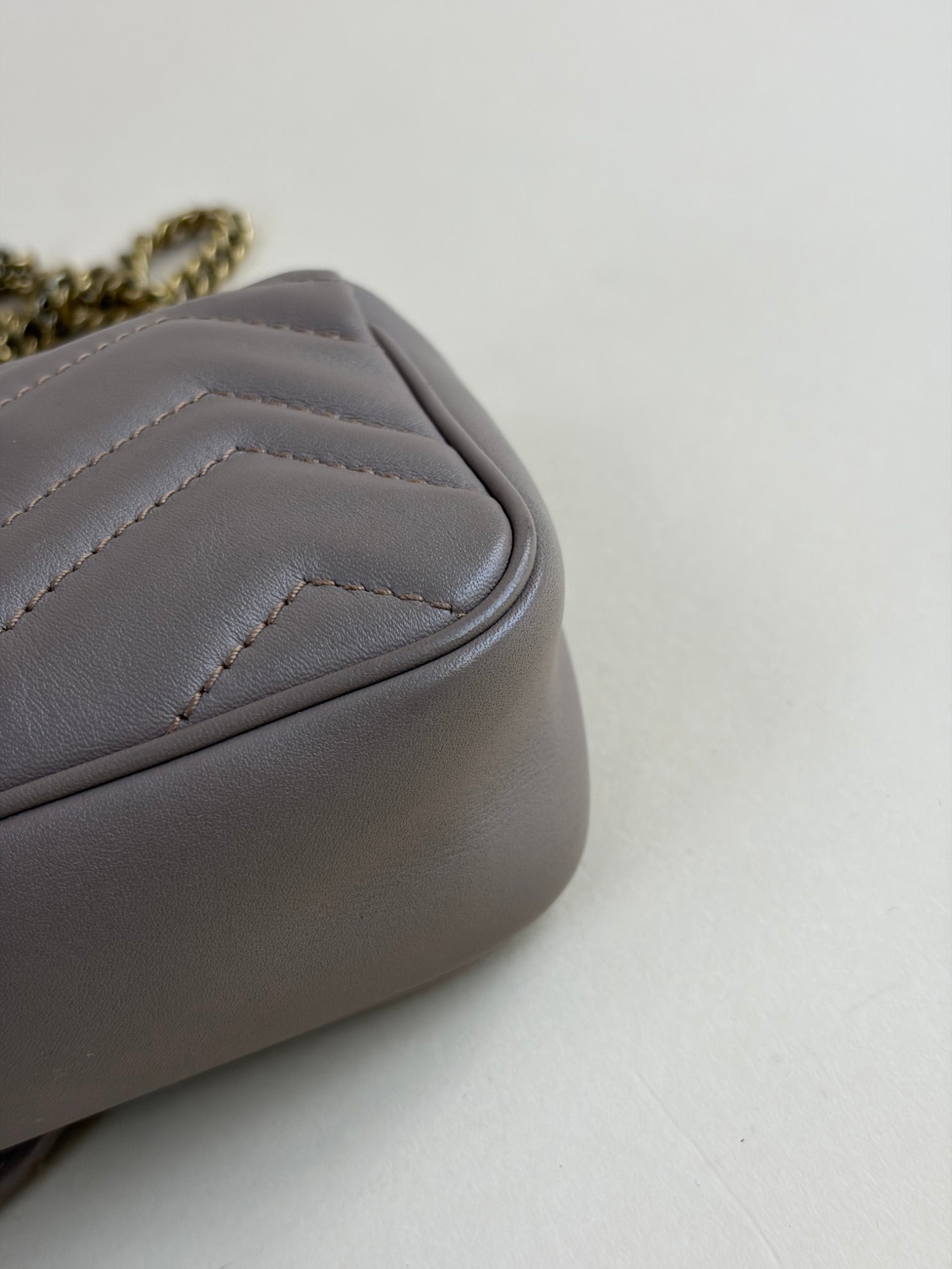 Gucci Bicolor GG Marmont Mini Crossbody Bag