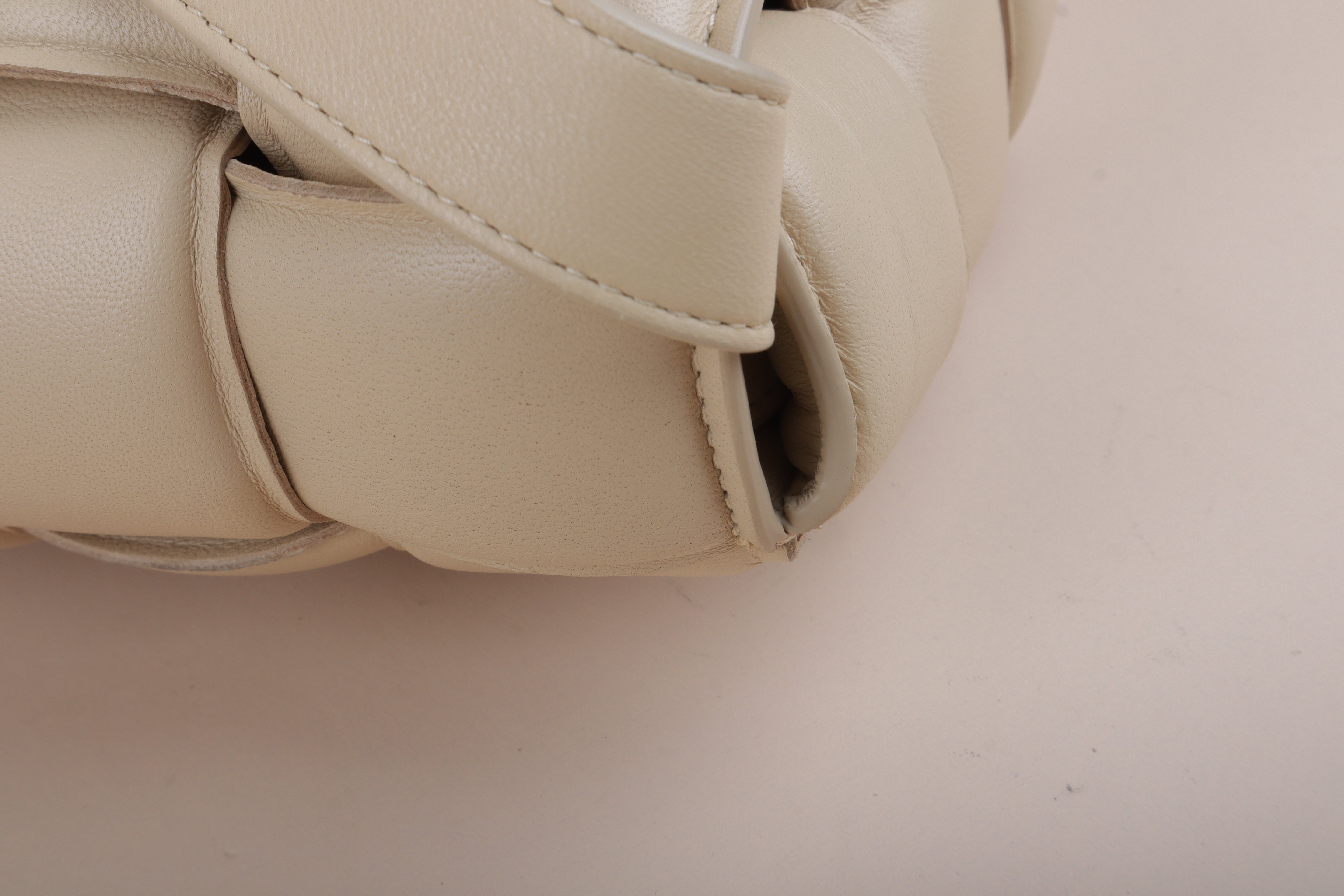 Bottega Veneta beige Padded Cassette Crossbody Bag