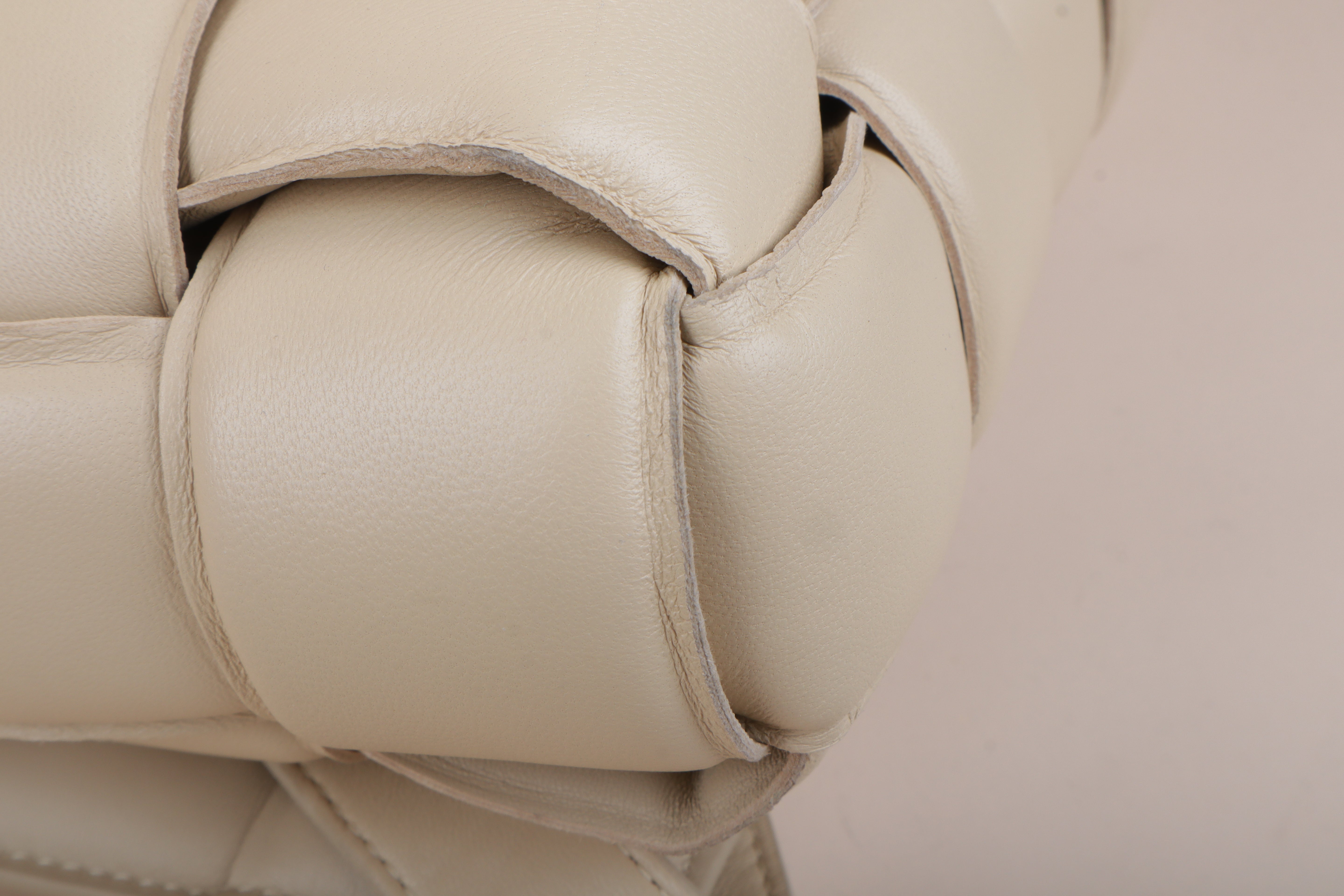 Bottega Veneta beige Padded Cassette Crossbody Bag