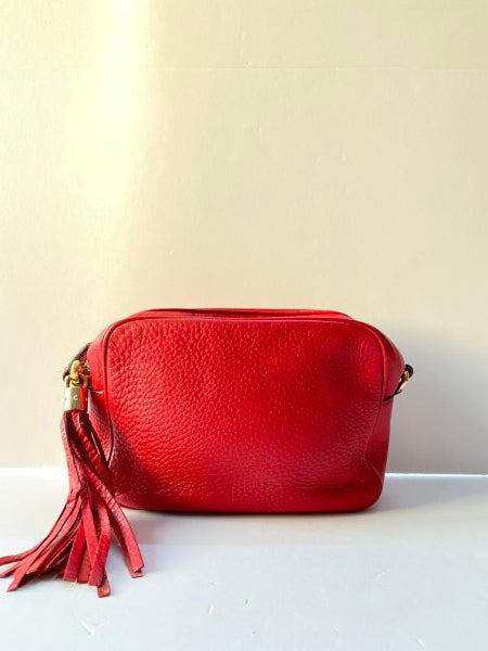 Gucci Red Soho Crossbody Bag