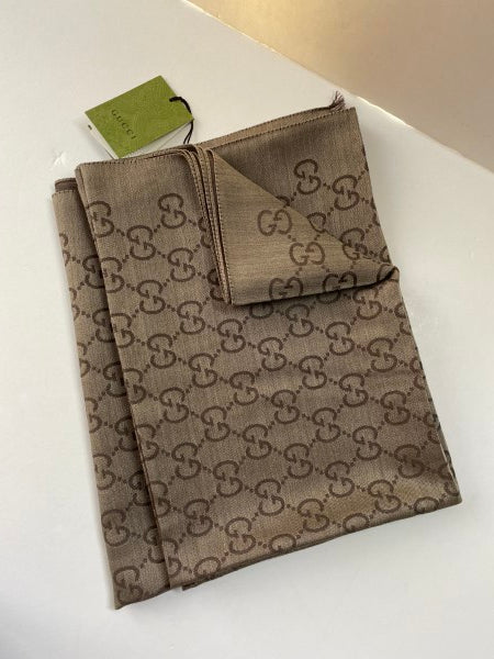 Gucci Brown GG Scarf