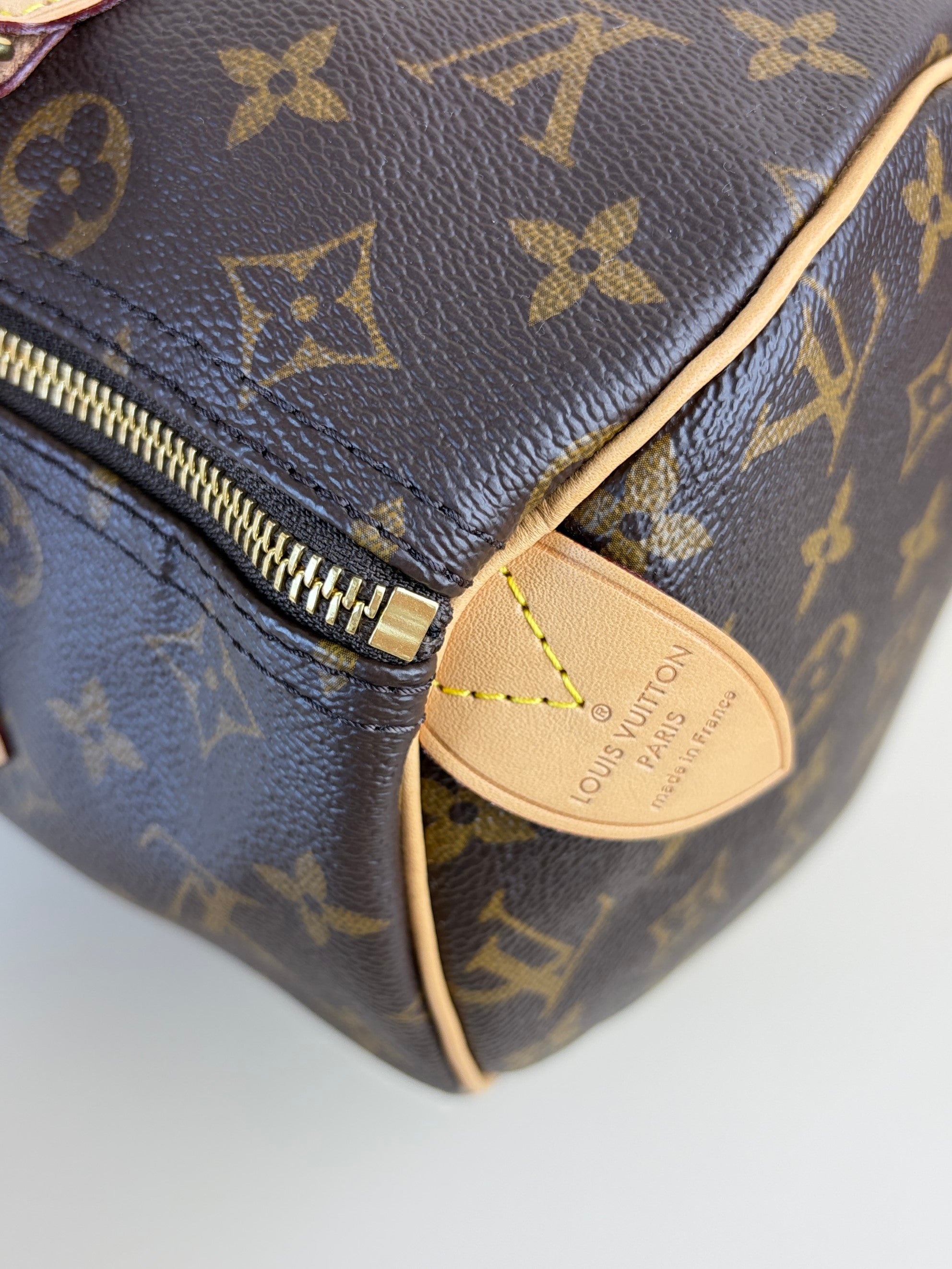 Louis Vuitton speedy 30 monogram canvas   tote bag