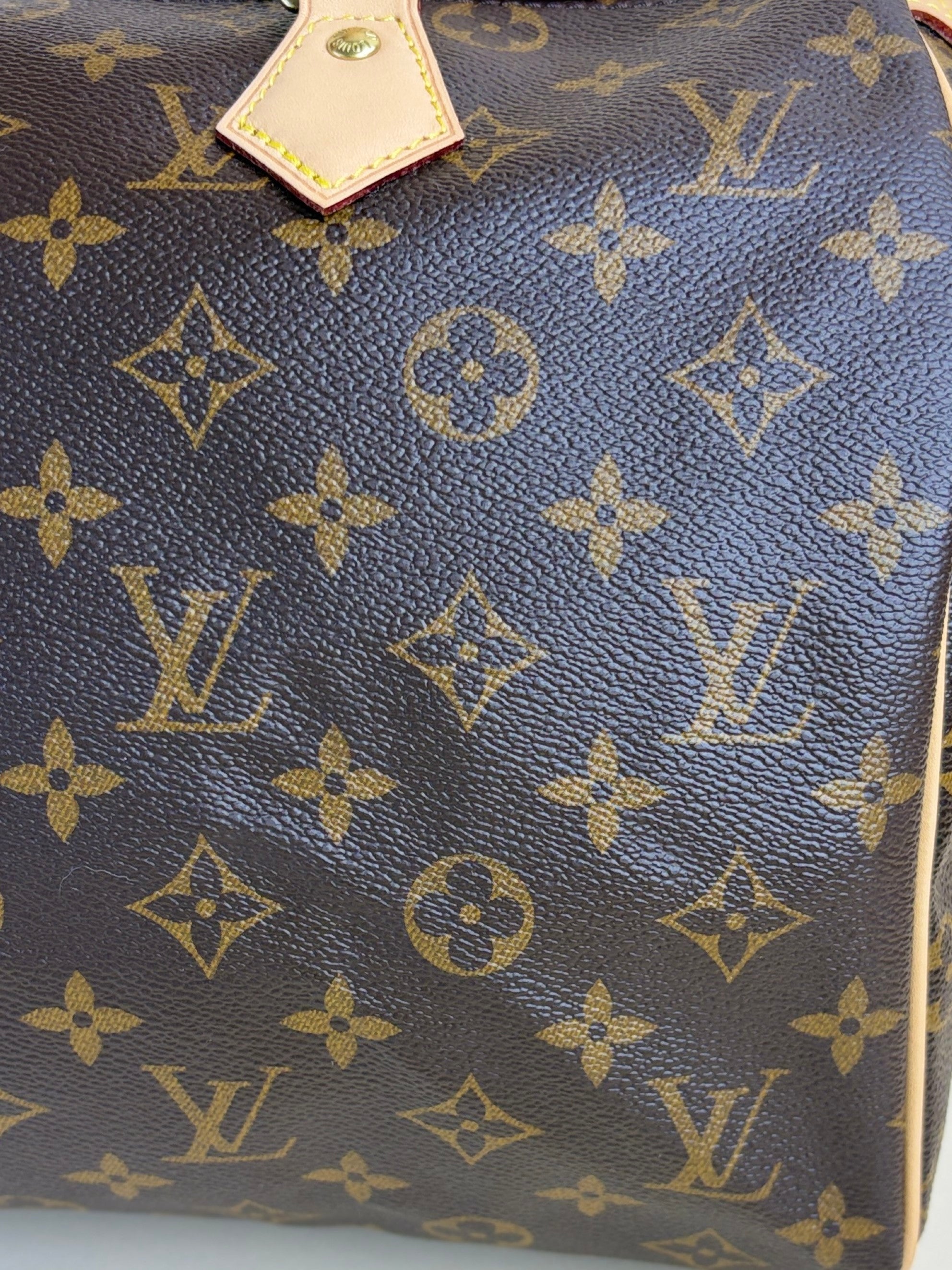Louis Vuitton speedy 30 monogram canvas   tote bag