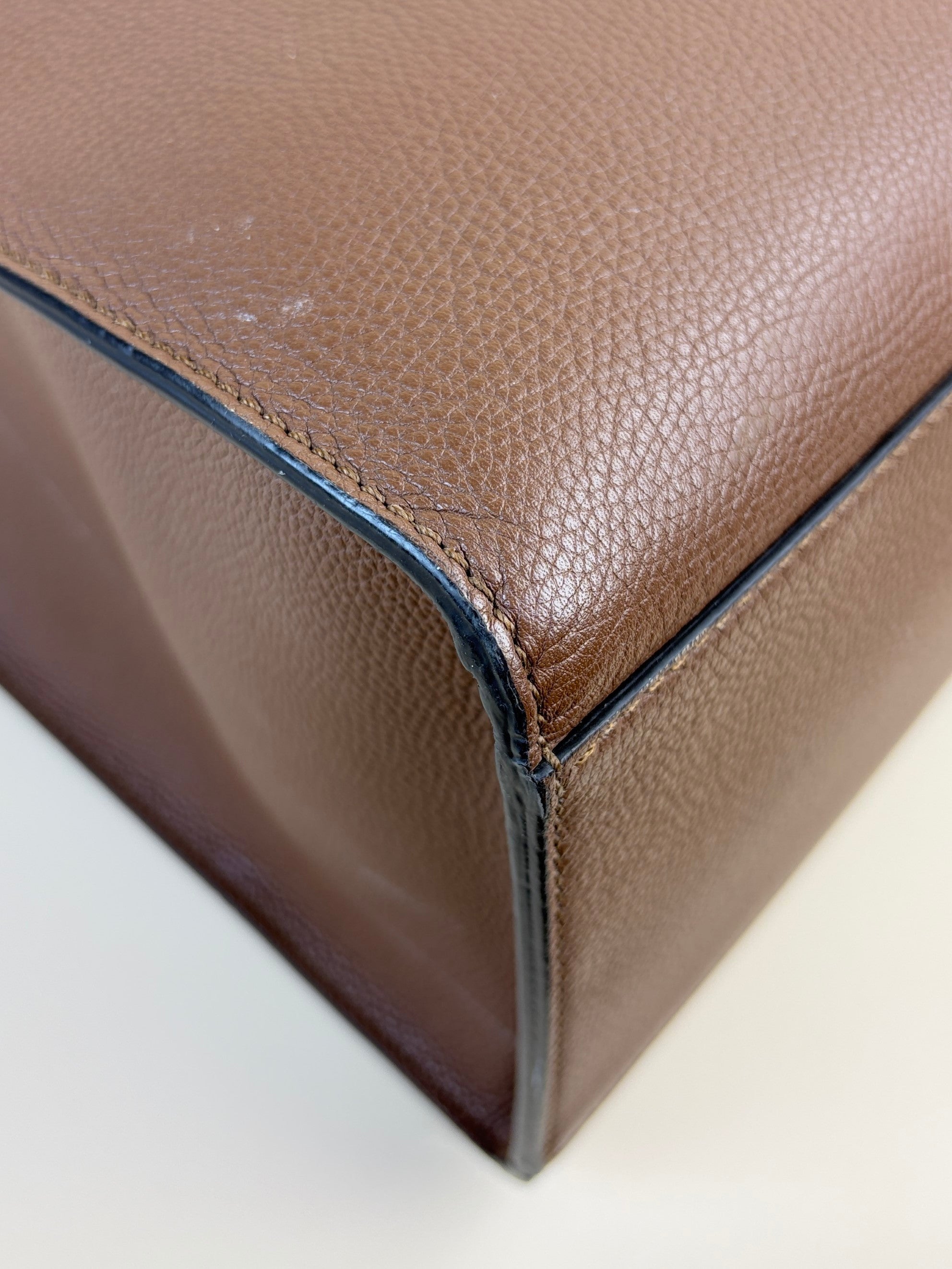 Fendi brown Sunshine Medium Shopping Tote Bag