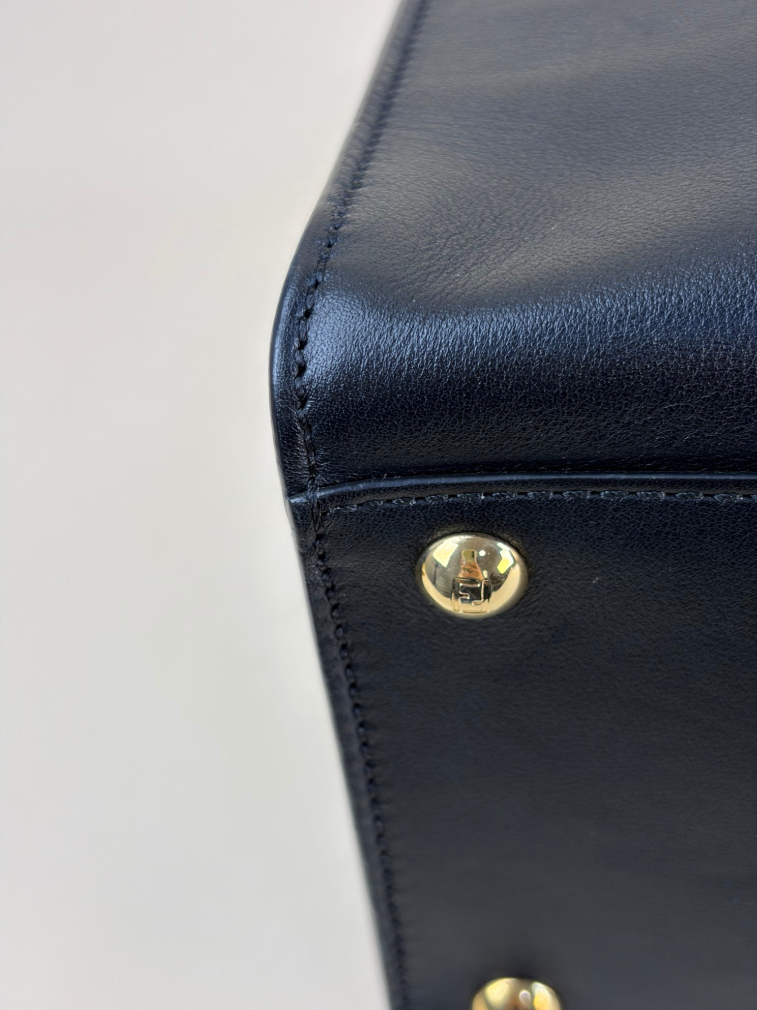 Fendi black Peekaboo X-Lite Medium Bag