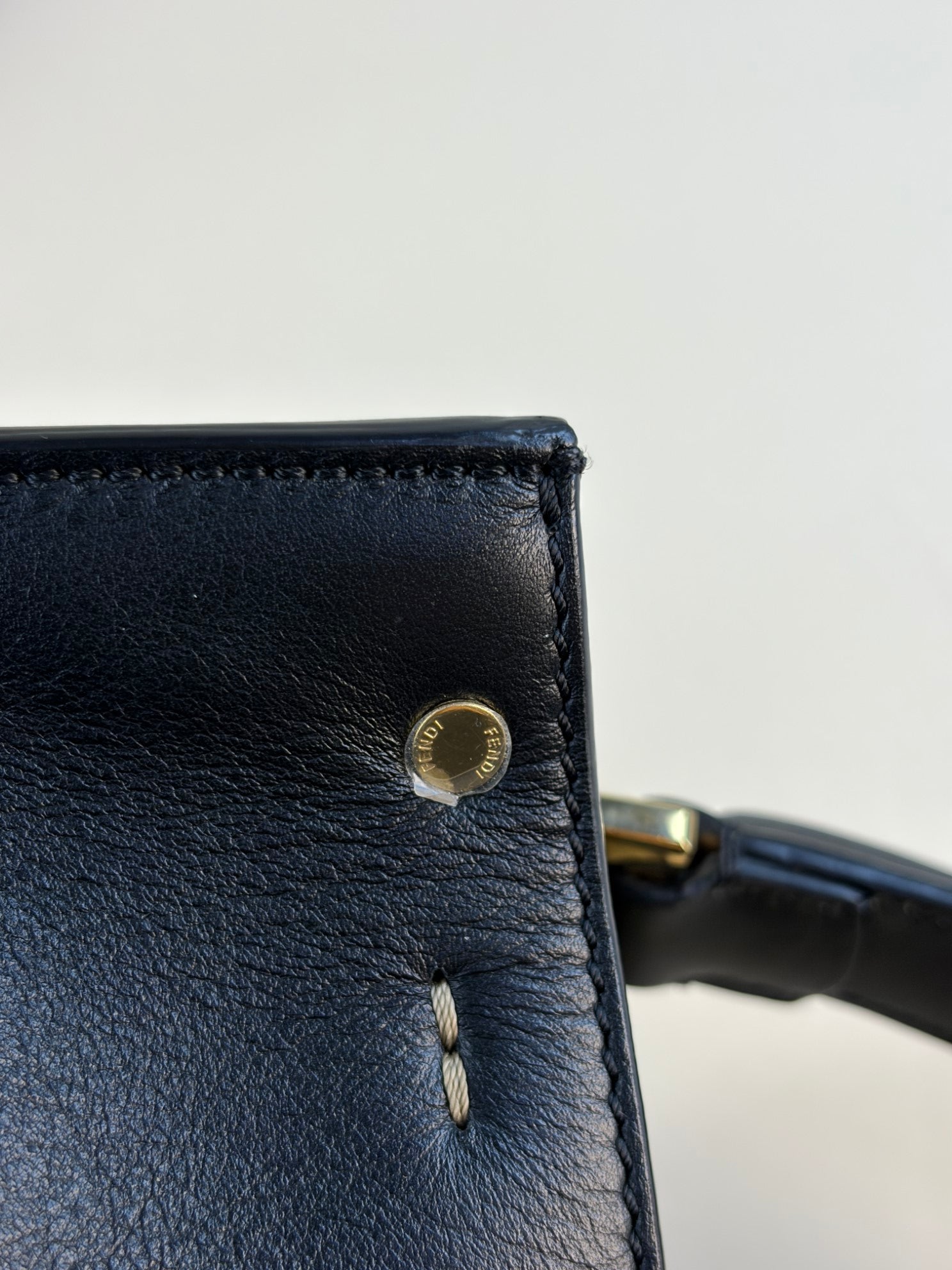 Fendi black Peekaboo X-Lite Medium Bag