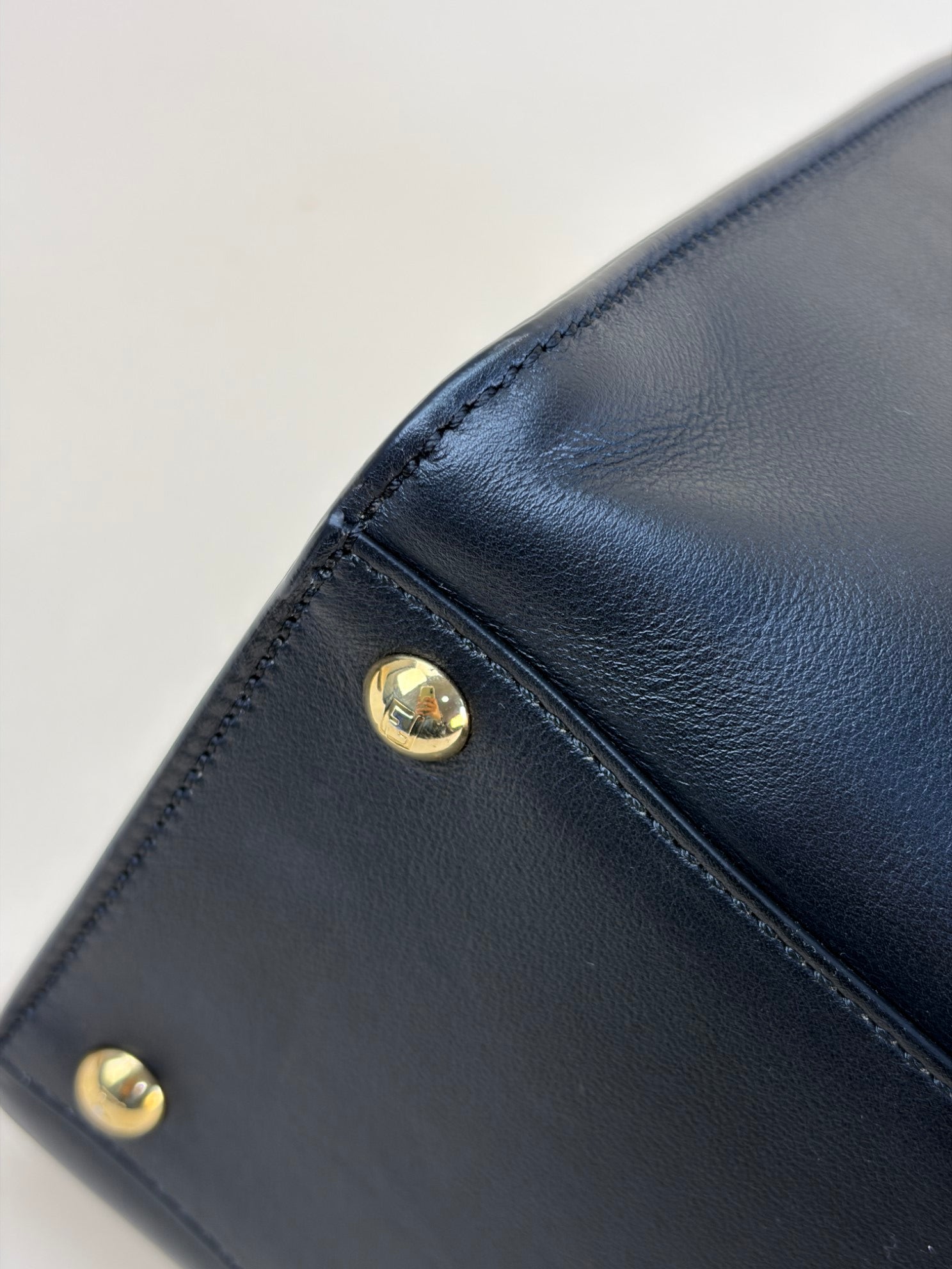 Fendi black Peekaboo X-Lite Medium Bag