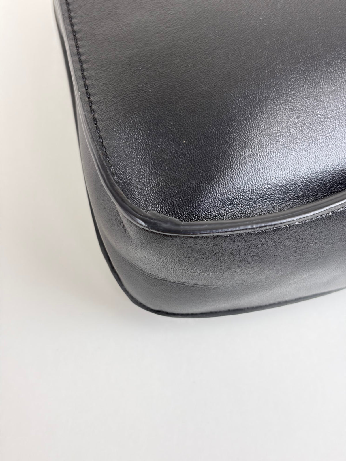 Stella Mccartney black Logo Square Crossbody Tiny Bag