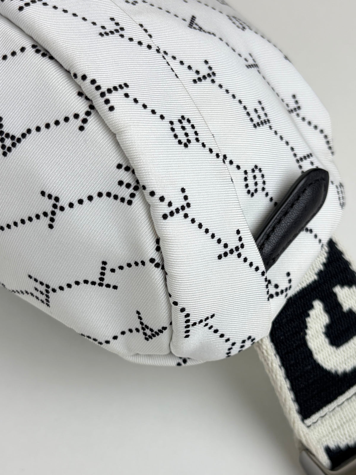 Stella McCartney white ECO nylon logo Falabella bumbag