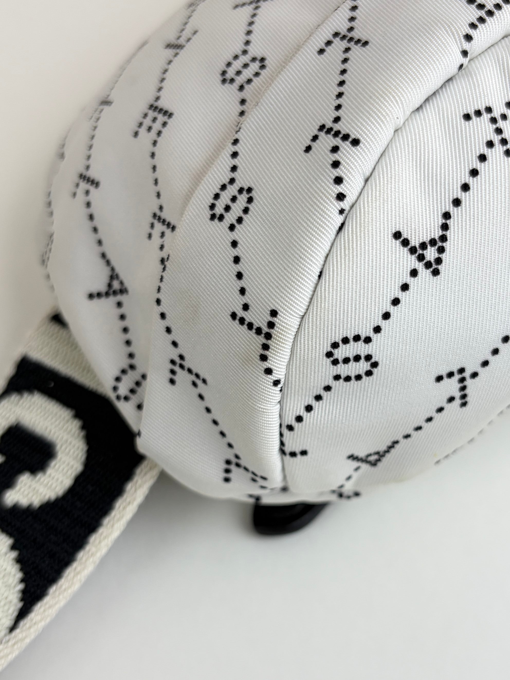 Stella McCartney white ECO nylon logo Falabella bumbag