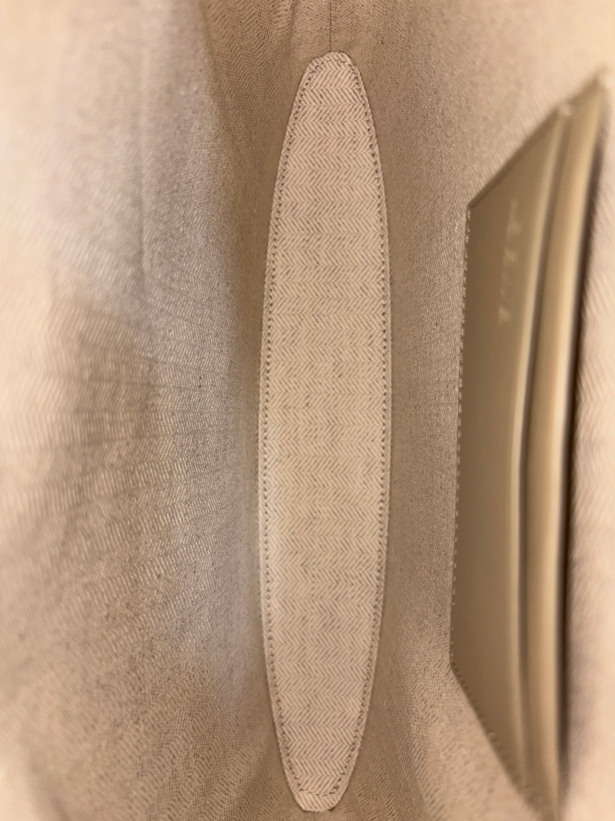 Loewe beige jacquard canvas oblong pouch