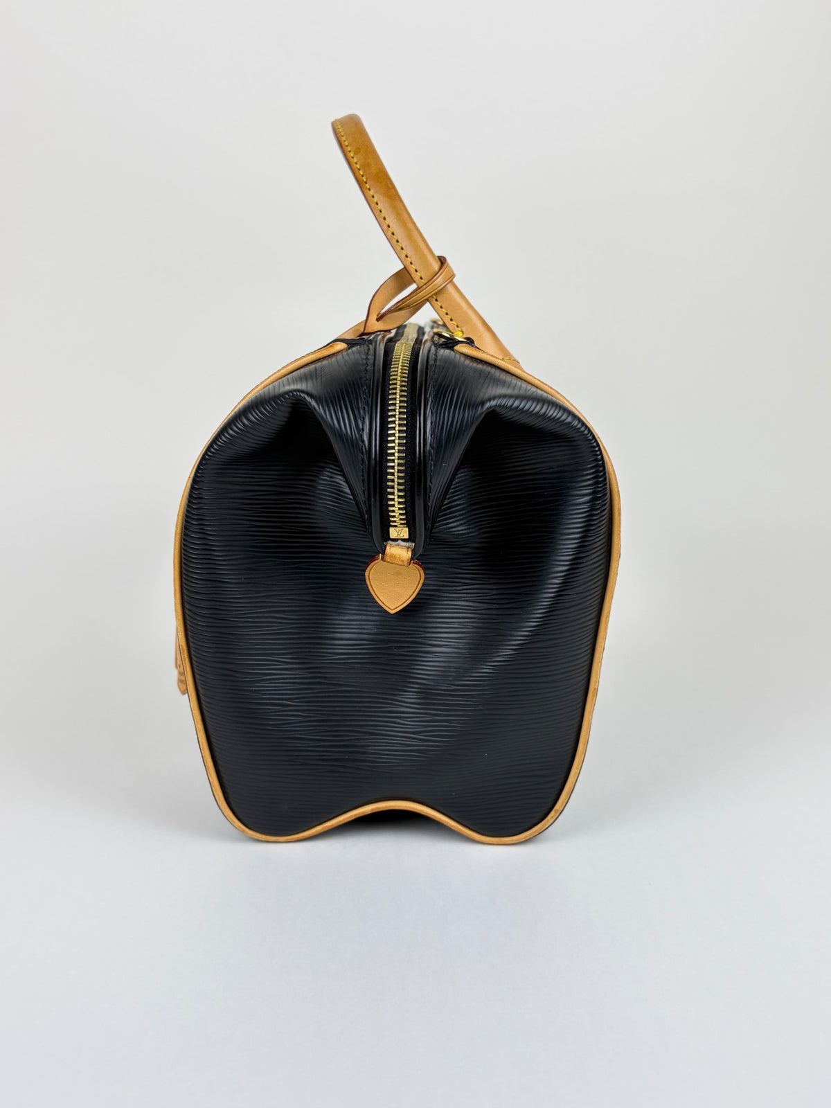 Louis Vuitton black epi leather doc speedy pm bag